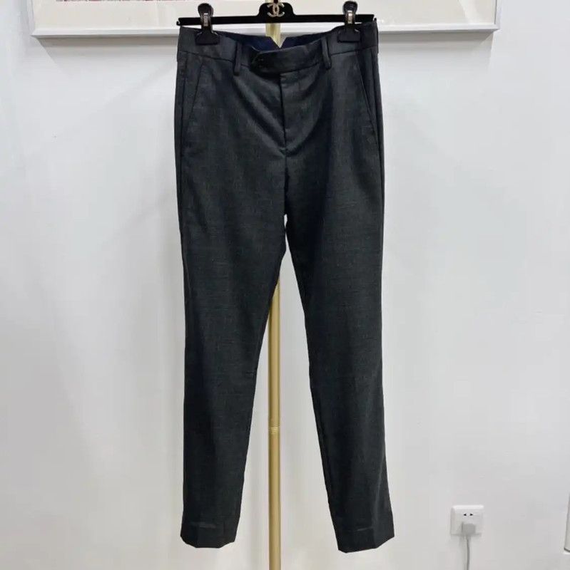 Acne Studios Acne Studios Gray Wool Casual Pants Size 27" / US 4 / IT 40 - 1 Thumbnail
