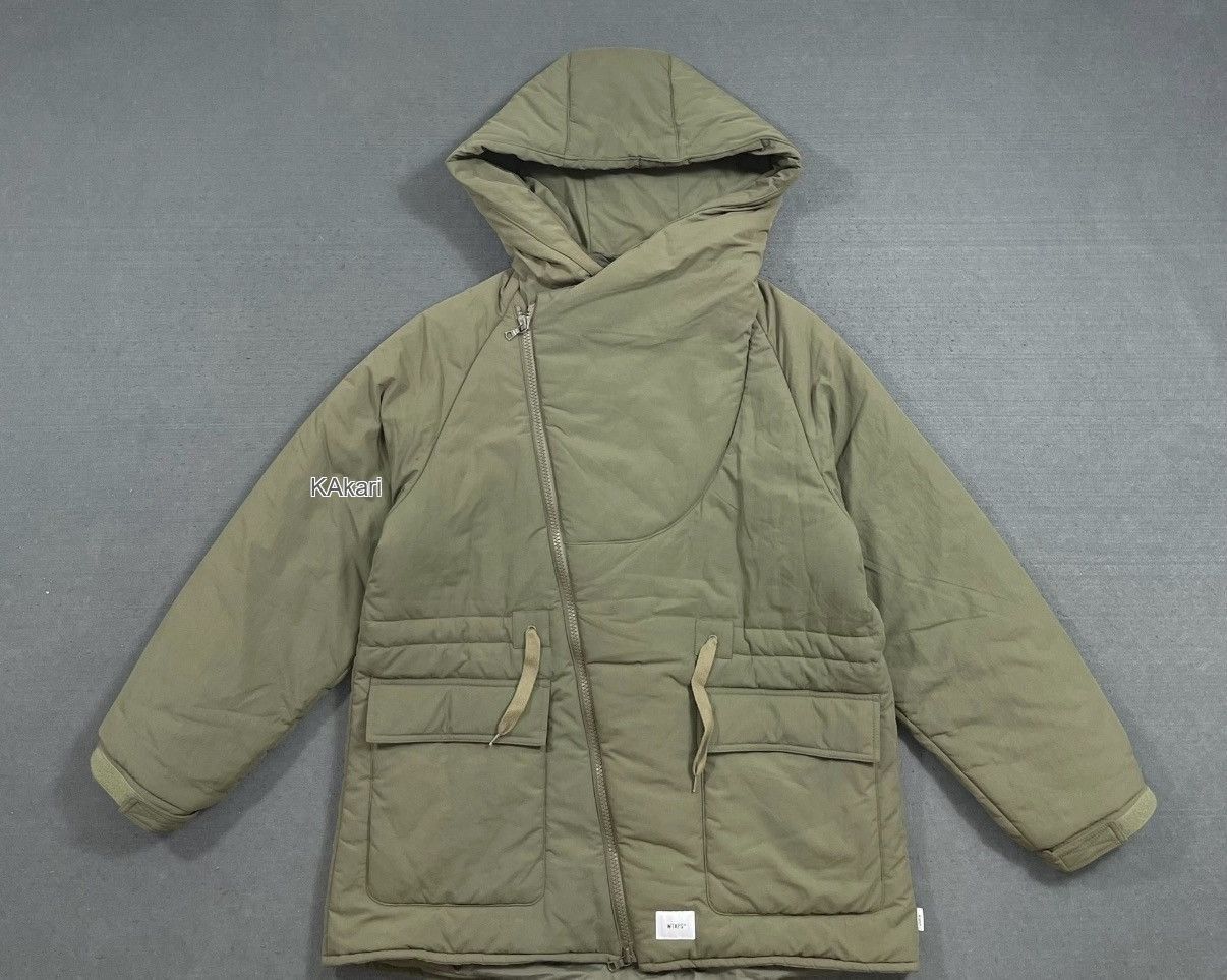 Wtaps Green Padded Hooded Jacket - XS Size US XXS / EU 40 - 1 Thumbnail