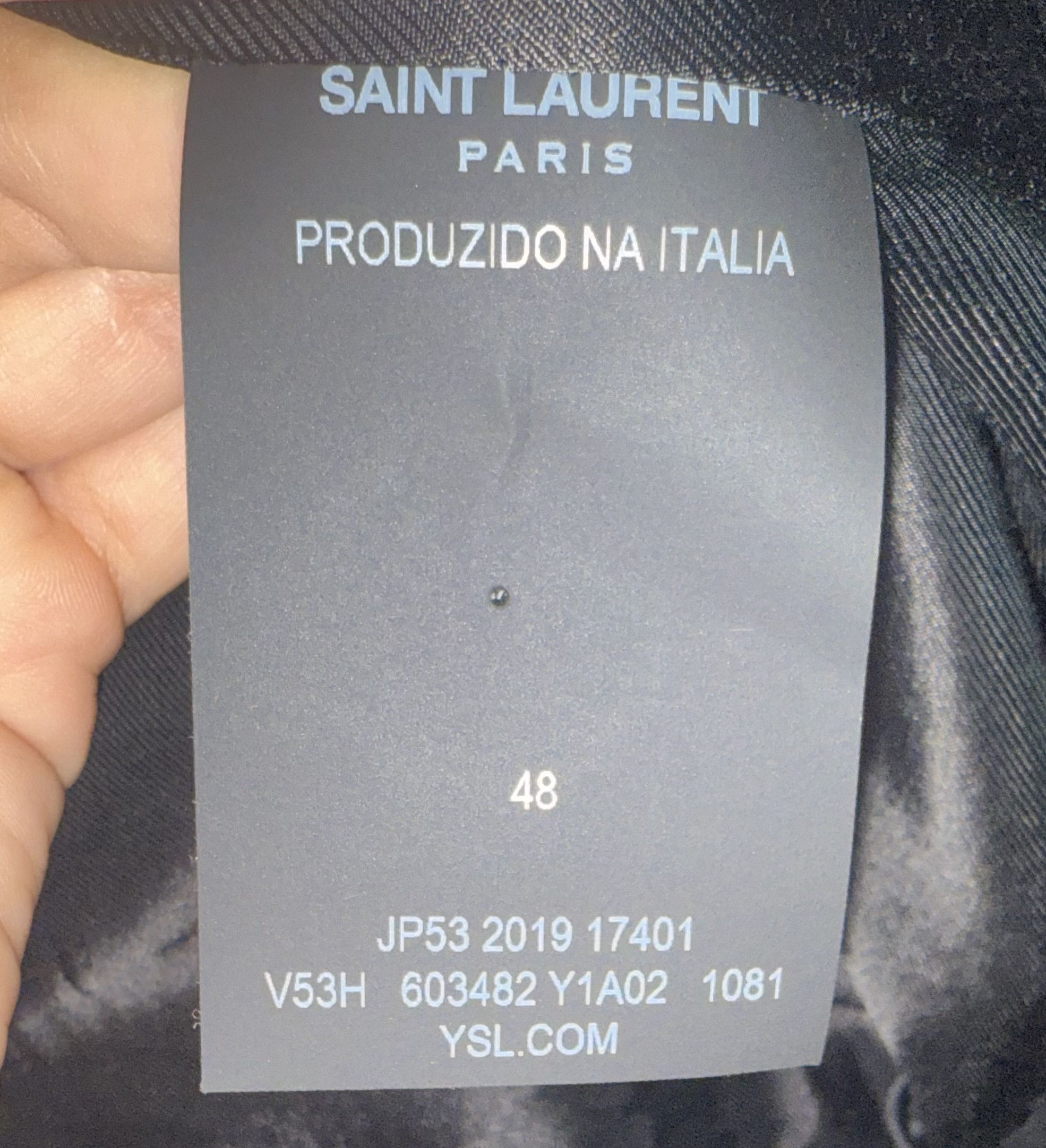Saint Laurent Paris Saint Laurent Sparkling Wool Jacket Size US M / EU 48-50 / 2 - 4 Thumbnail