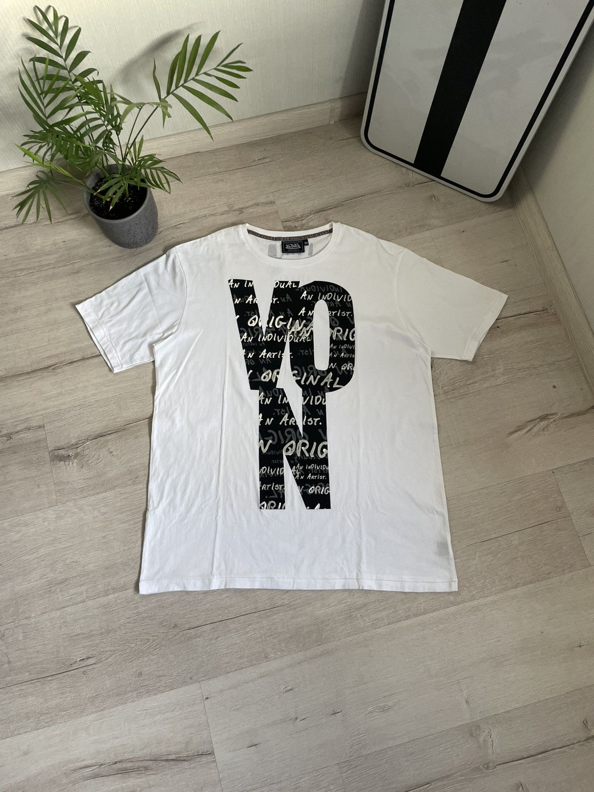 Designer × Von Dutch Von Dutch Originals Big Logo Tee Ed Hardy Style T-shirt Y2k Size US XXL / EU 58 / 5 - 1 Thumbnail