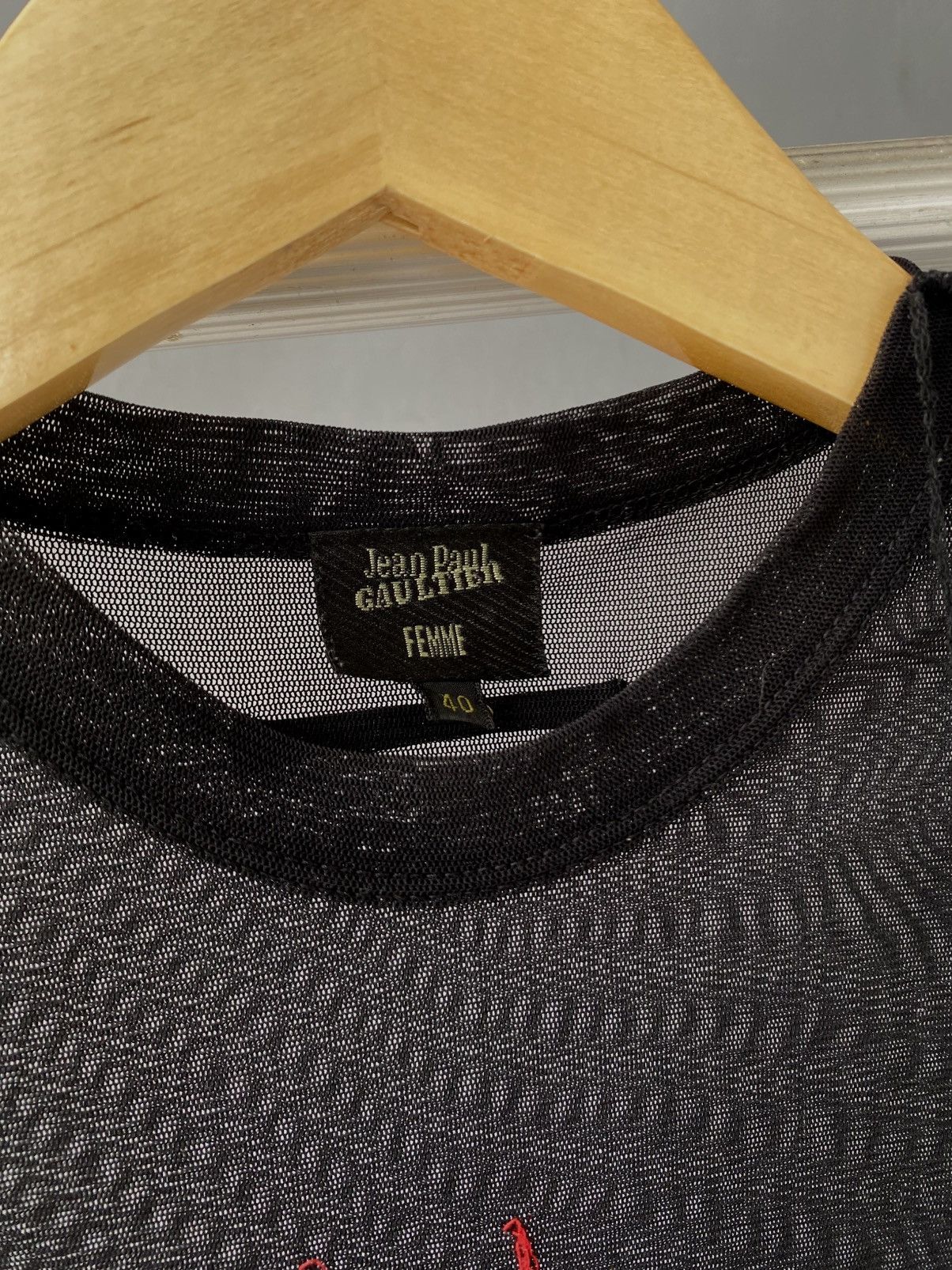 Jean Paul Gaultier SS/02 Jean Paul Gaultier Mesh Eye & Lip Size S / US 4 / IT 40 - 5 Thumbnail