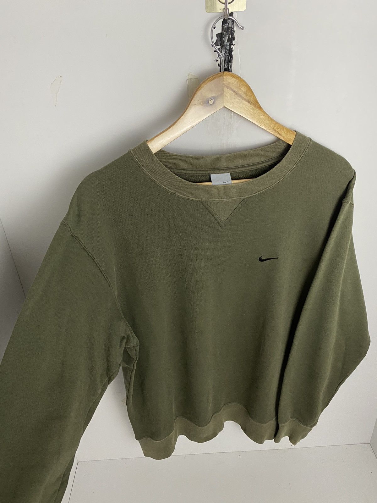 Nike RARE 🔥Vintage Y2K Nike Small Swoosh Sweatshirt Size US S / EU 44-46 / 1 - 3 Thumbnail