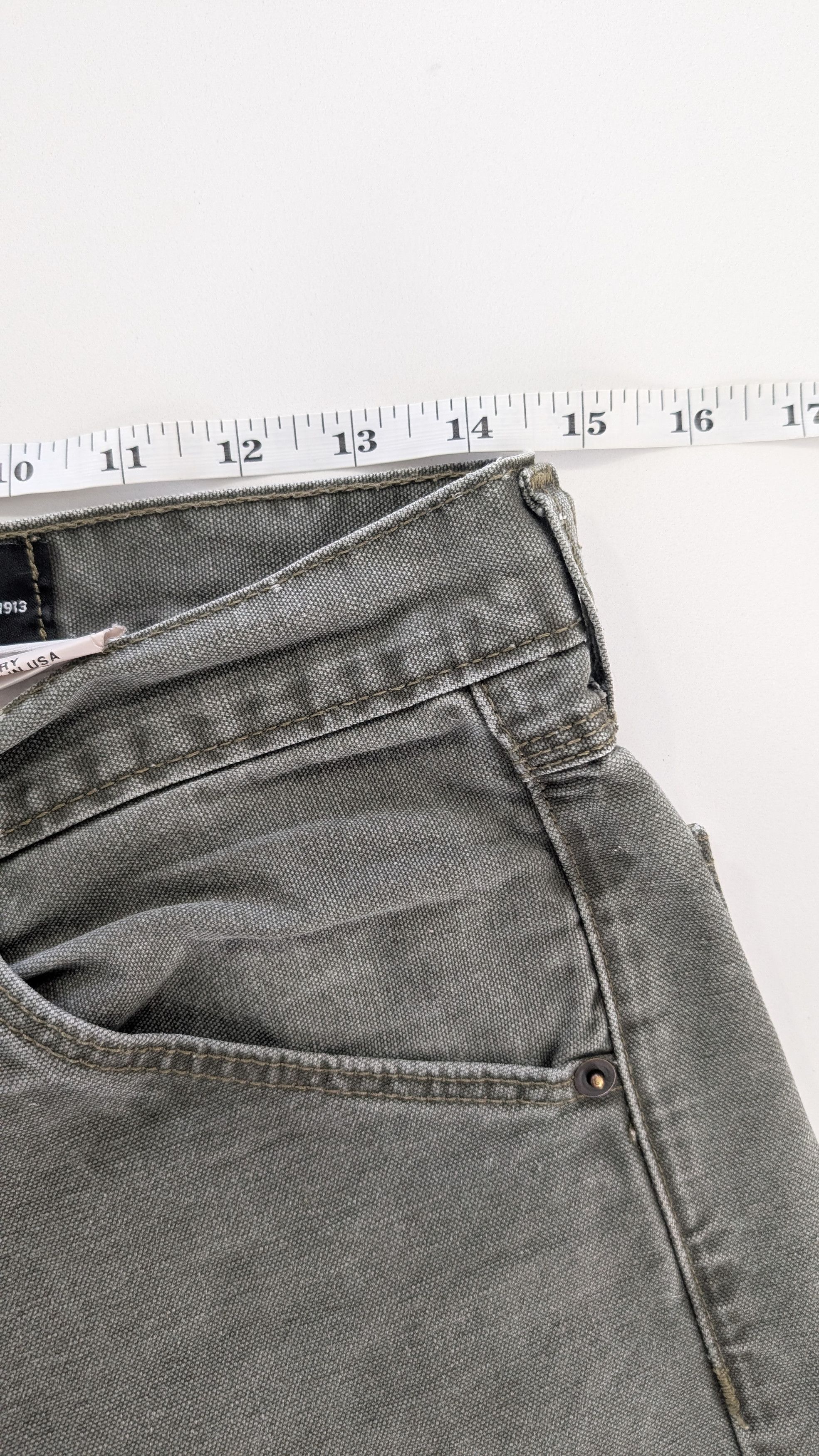 L.C. King LC KING Olive Duck 5 Pocket Jeans Size 28 Size US 28 / EU 44 - 9 Thumbnail