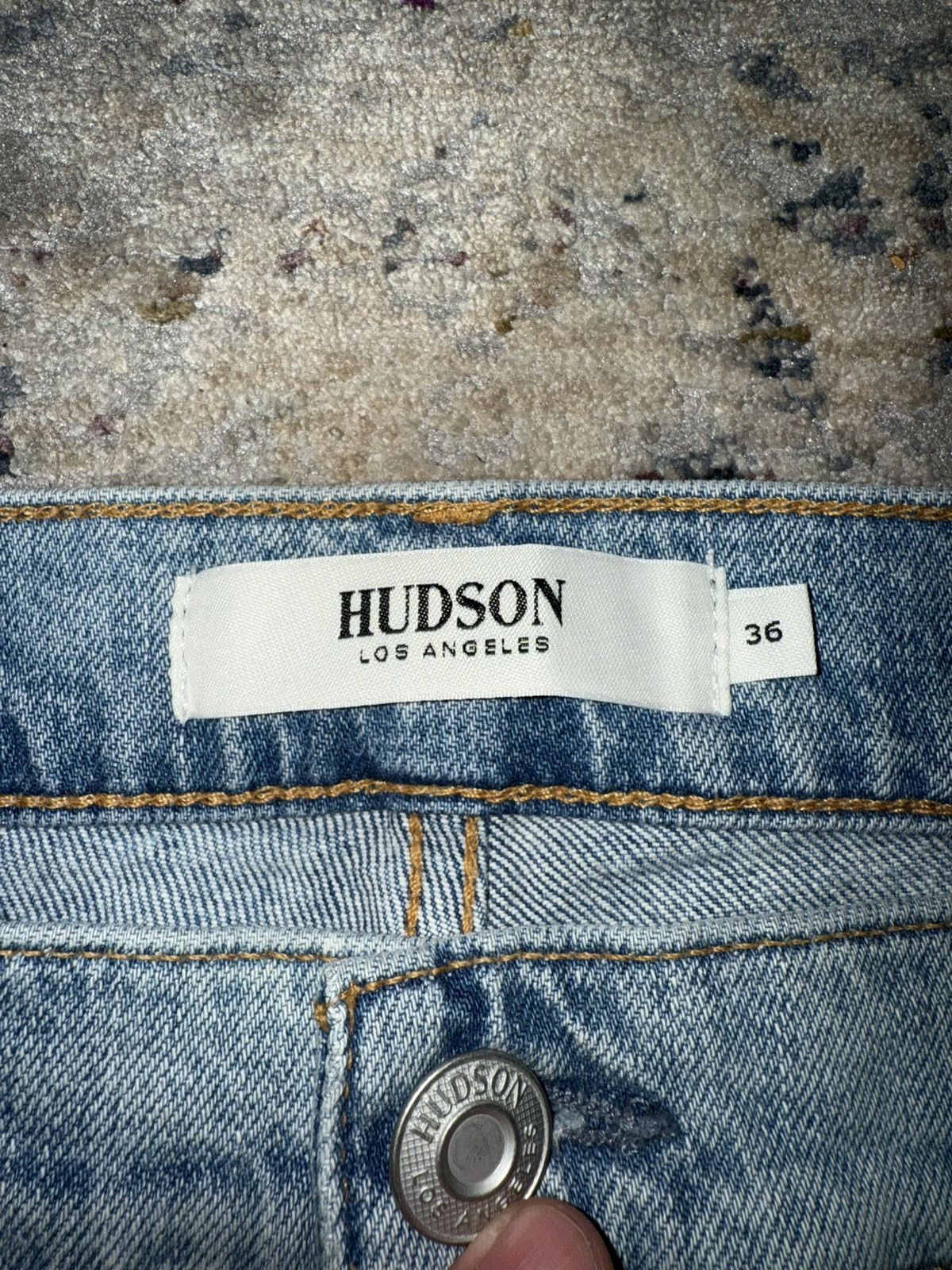 Hudson Hudson Jeans Light Wash Denim Sz 36 Size US 36 / EU 52 - 3 Thumbnail