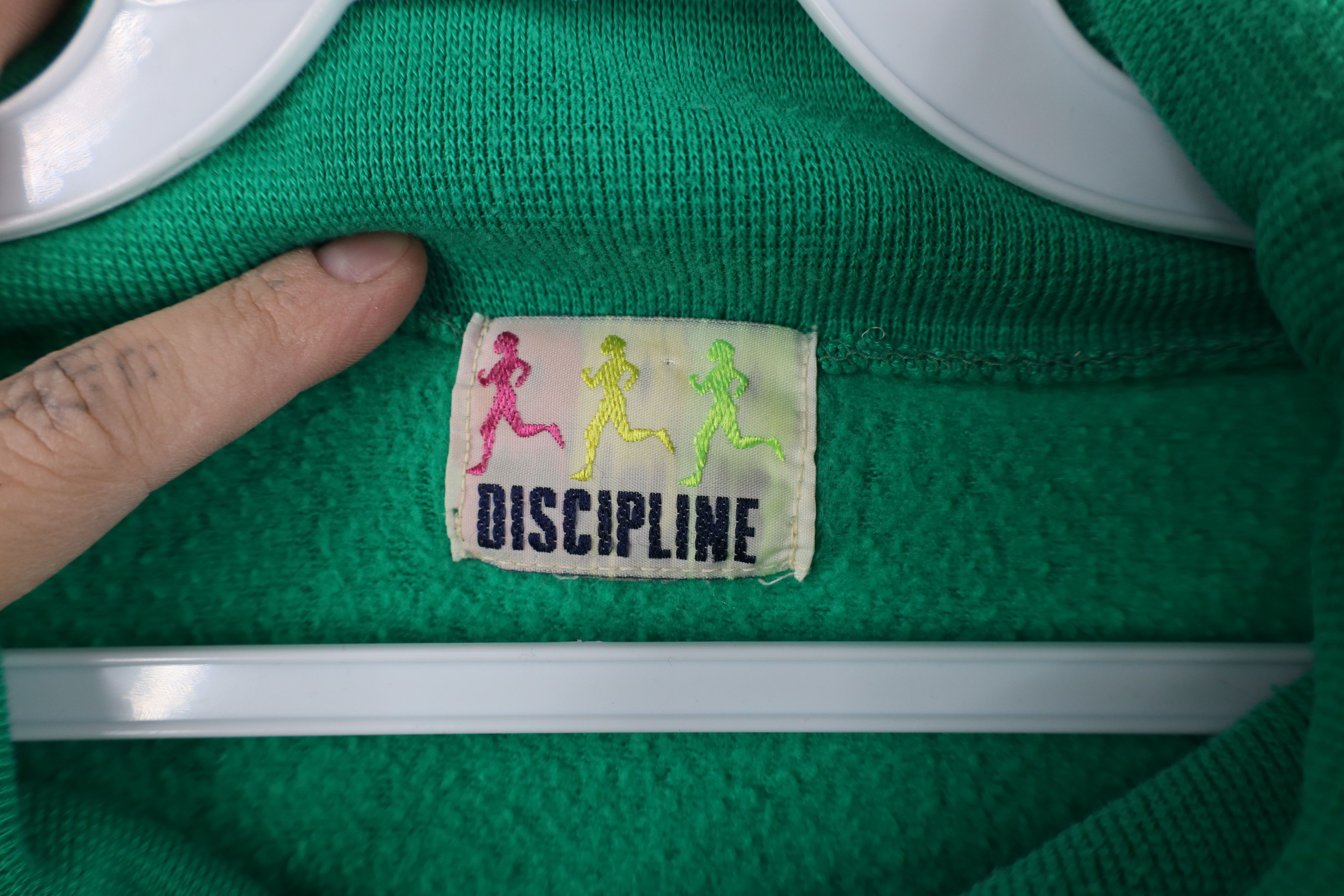 Vintage Vintage 90s Streetwear Blank Turtleneck Sweatshirt Green Size XXL / US 16-18 / IT 52-54 - 4 Thumbnail