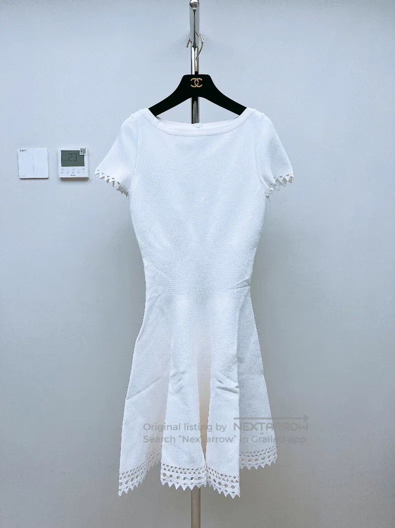 christmas party dress white Girl Christmas Dress Toddler Girl Birthday Party Dress White Long Sleeve Bow Puffy Girl Dress Princess Dress, White / 5-6 Years (130cm)