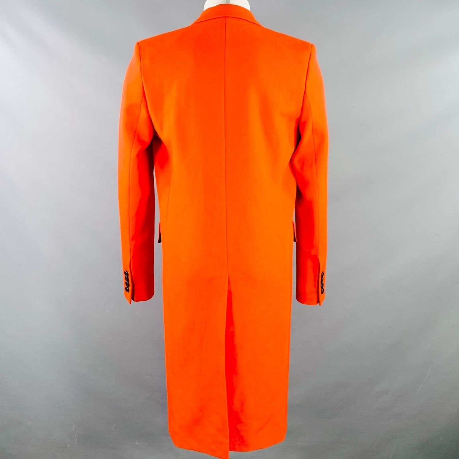 AMI Size 38 Orange Textured Twill Coat Size US M / EU 48-50 / 2 - 3 Thumbnail