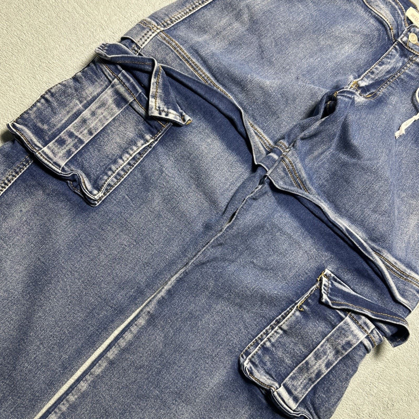 Levi's Y2K 2000s Beyond Baggy Cargo Jeans Womens 13 36x27 Hamilton Size 36" / US 14 / IT 50 - 2 Thumbnail