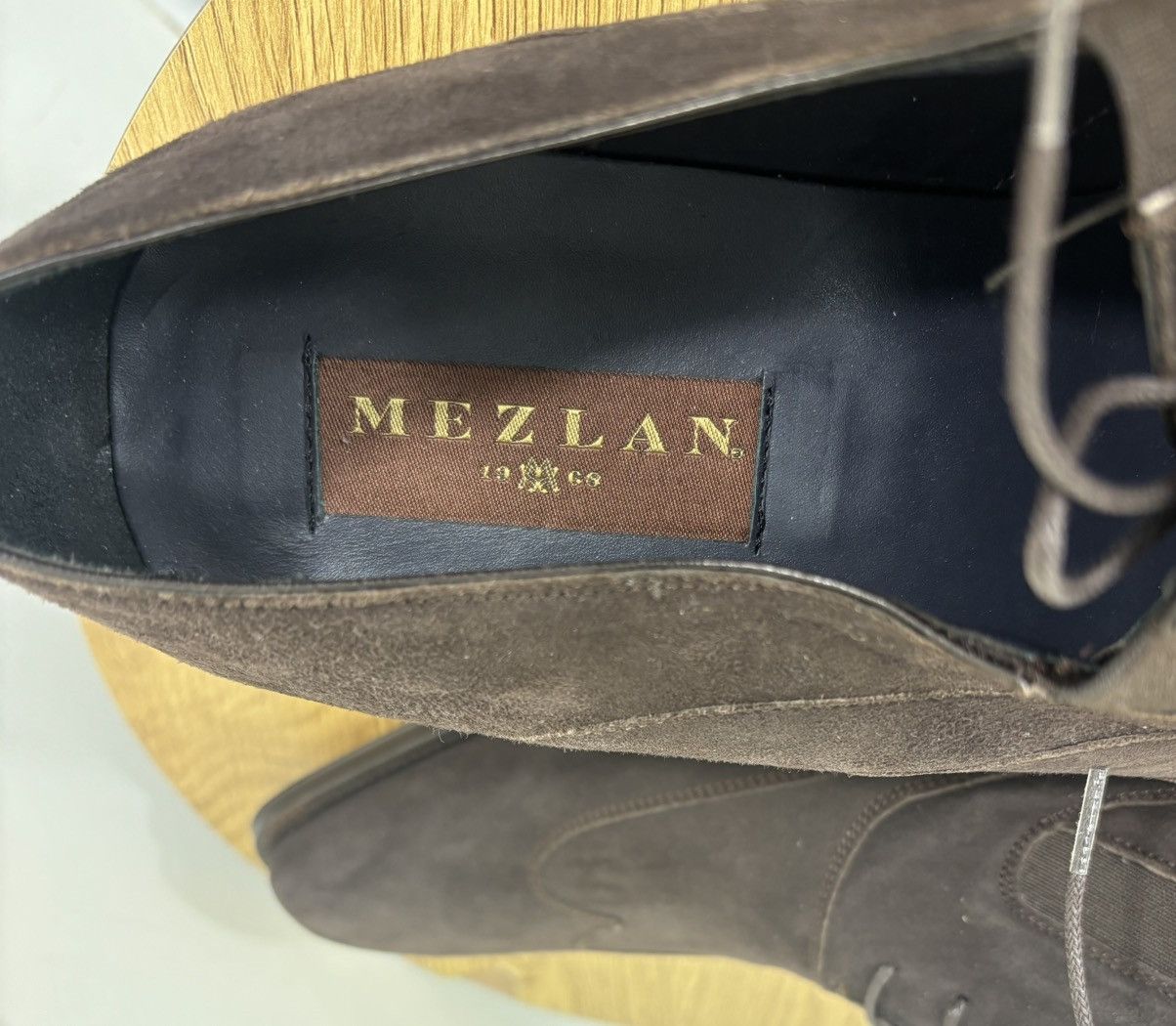 Mezlan Mezlan Hoffman Men’s NEW Brown Suede Leather Dress Shoes Size US 14 / EU 47 - 21 Thumbnail