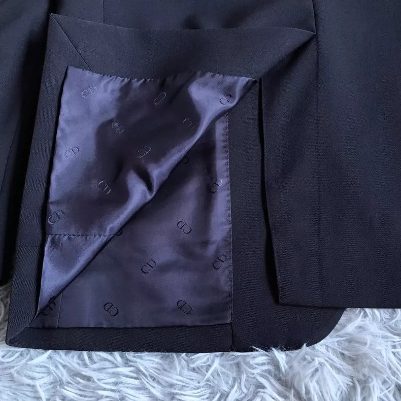 Dior Dior Irregular neckline, wool suit, jacket 2501-Nextarrow Size US S / EU 44-46 / 1 - 6 Thumbnail
