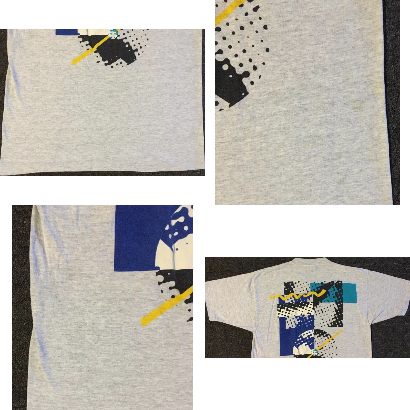 Vintage Vtg 90s Faded Abstract Art Shirt L USA Beach Surf Skate Grunge Vaporwave OP 80s Size US L / EU 52-54 / 3 - 9 Thumbnail