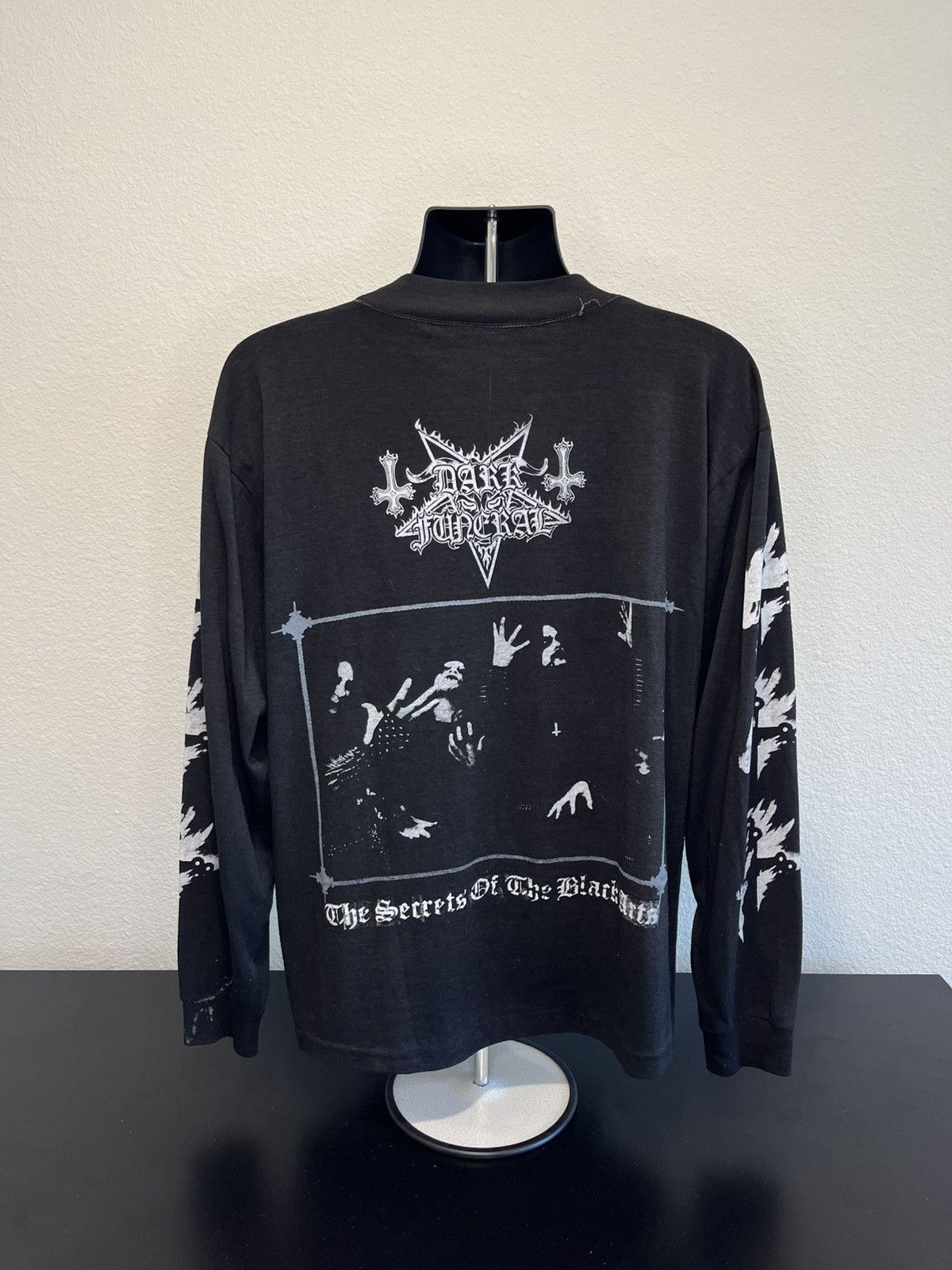 Band Tees × Vintage Dark funeral shirt the secrets of the black arts vintage 90s Size US L / EU 52-54 / 3 - 2 Thumbnail