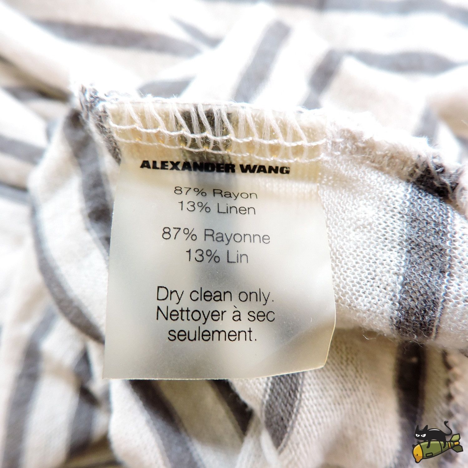 Alexander Wang T BY ALEXANDER WANG STRIPED T-SHIRT Size US S / EU 44-46 / 1 - 3 Thumbnail