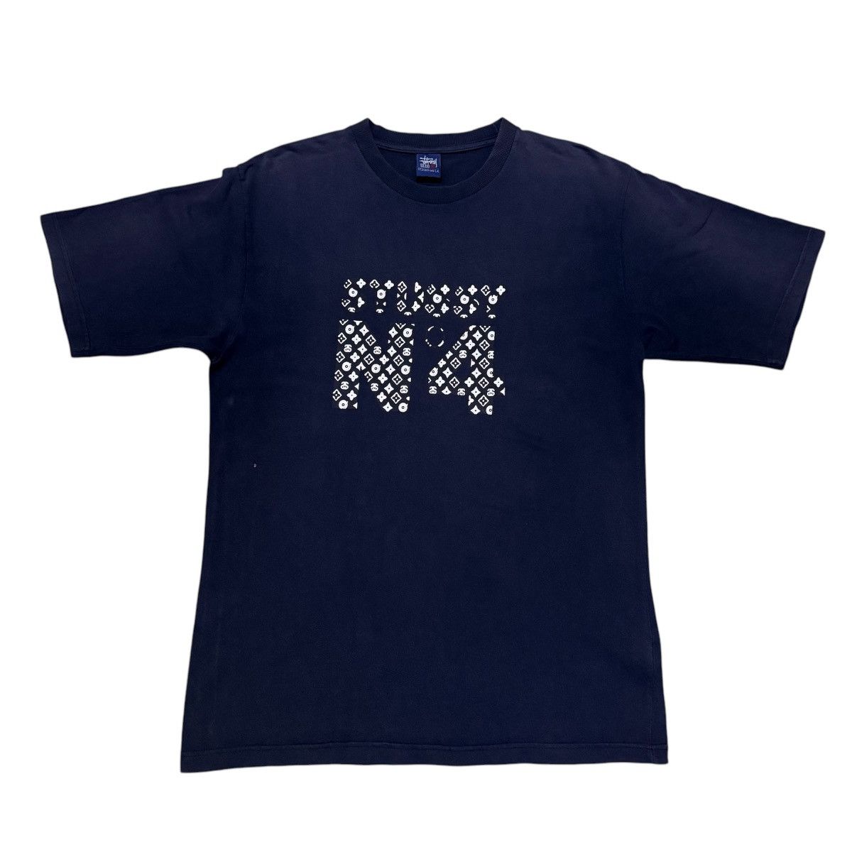 Stussy Vintage Stussy No 4 Monogram Louis Vuitton Style Tee