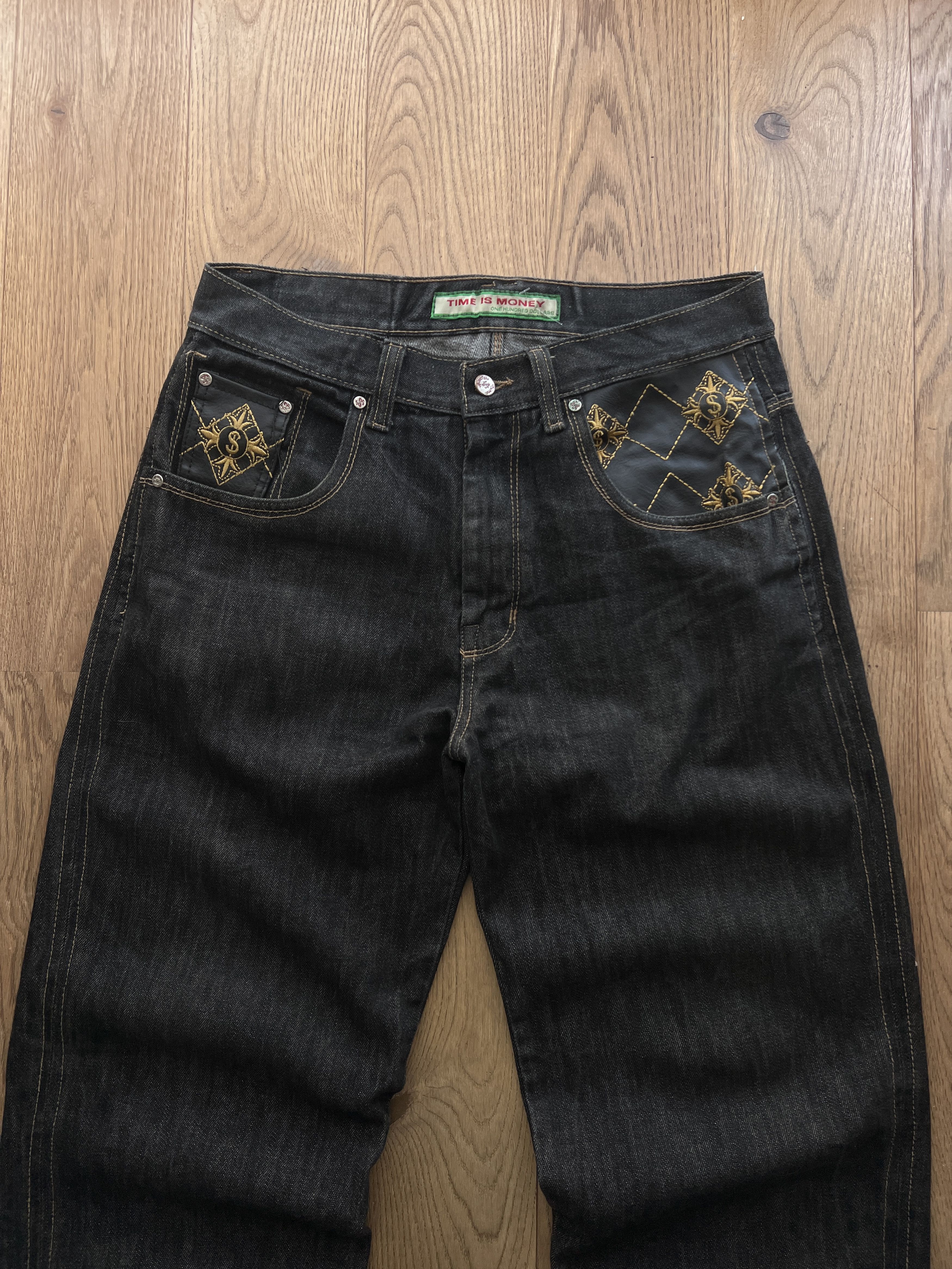 JNCO Embroidered baggy denim rap hip hop jeans vintage wide rare Size US 34 / EU 50 - 10 Thumbnail