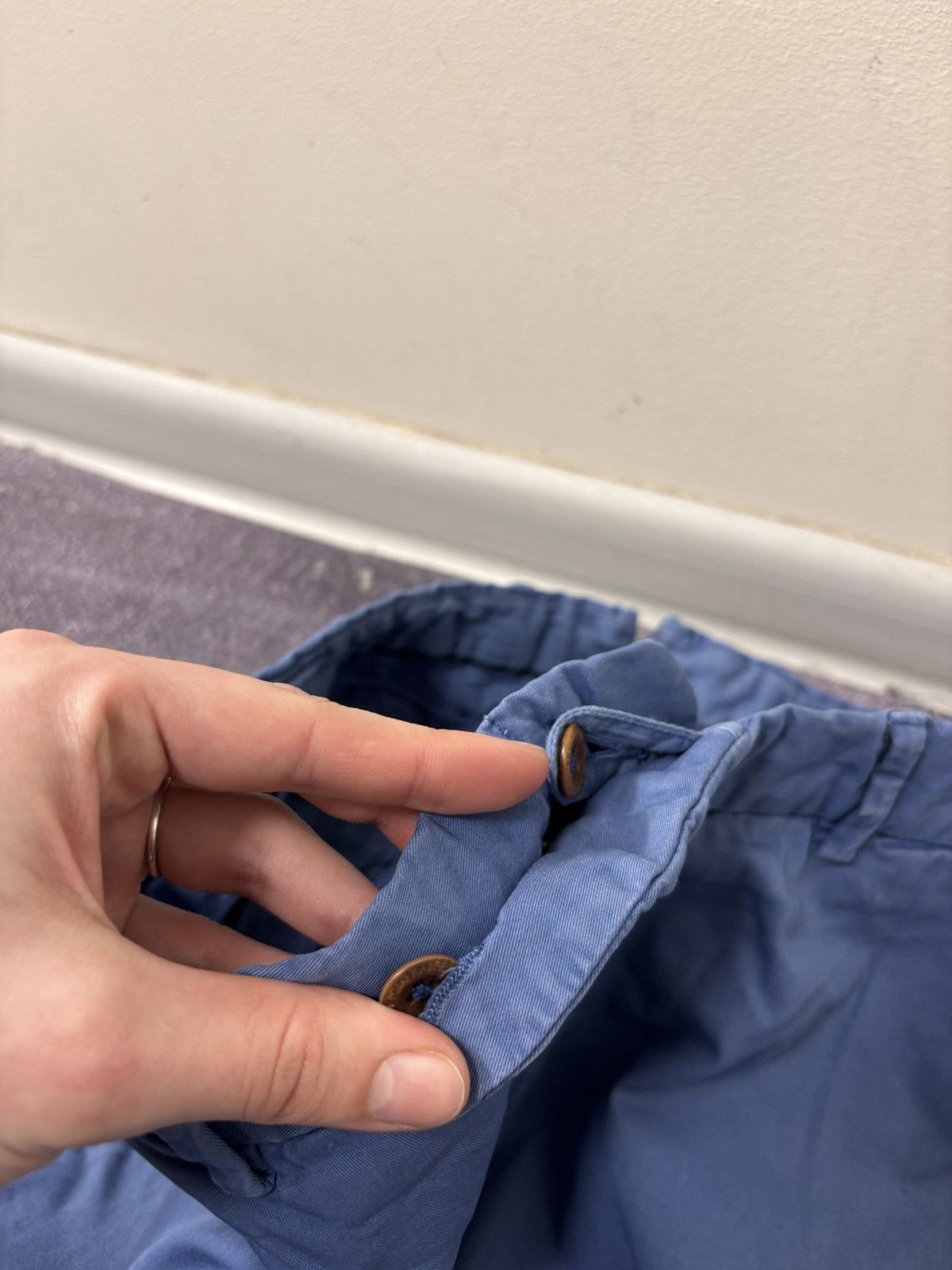 Polo Ralph Lauren Polo Ralph Lauren Men’s Blue Stretch Chino Pants Trousers Size US 31 - 9 Thumbnail