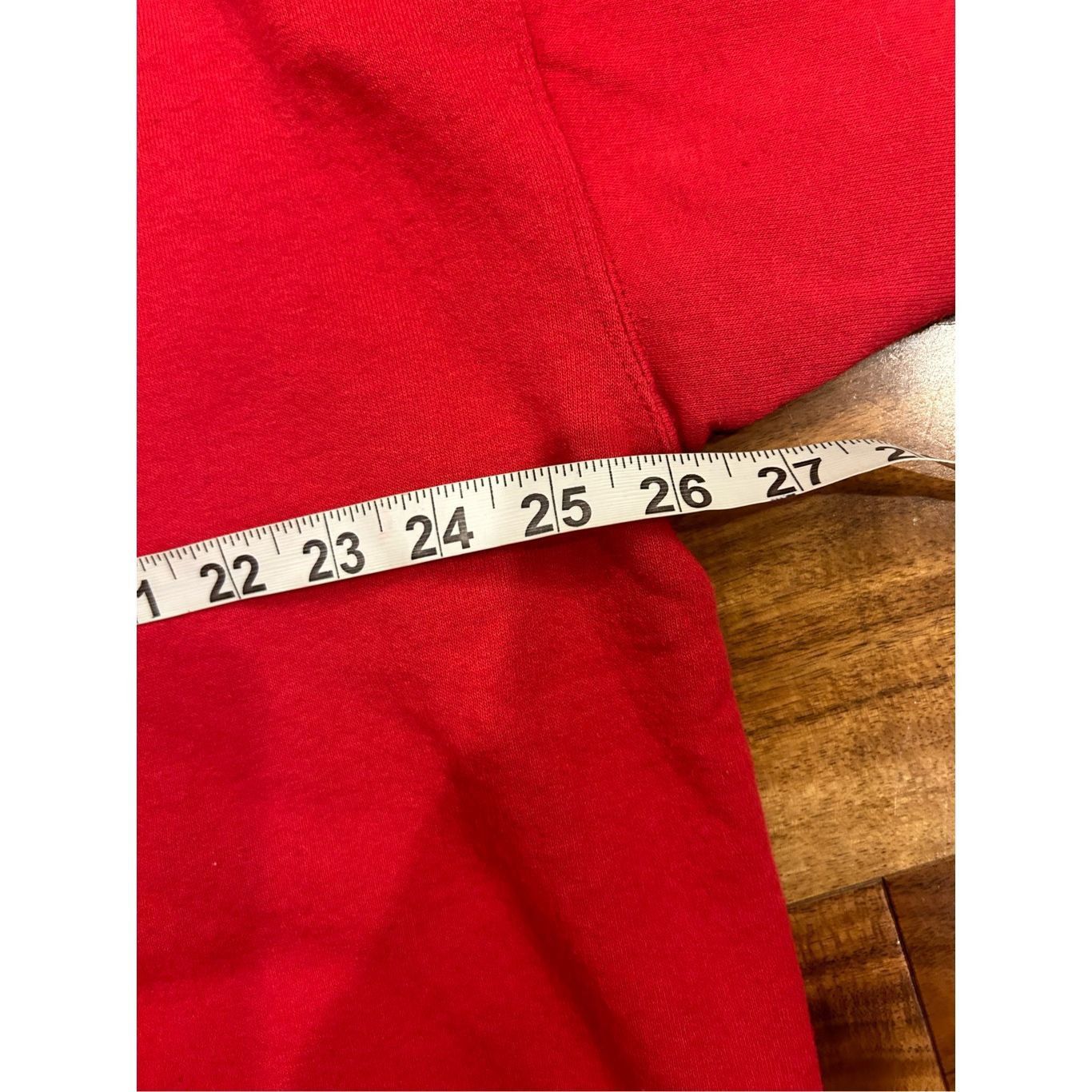 Hanes Vintage 1990s Hanes Michigan college red black sweatshirt cr Size US XL / EU 56 / 4 - 4 Thumbnail