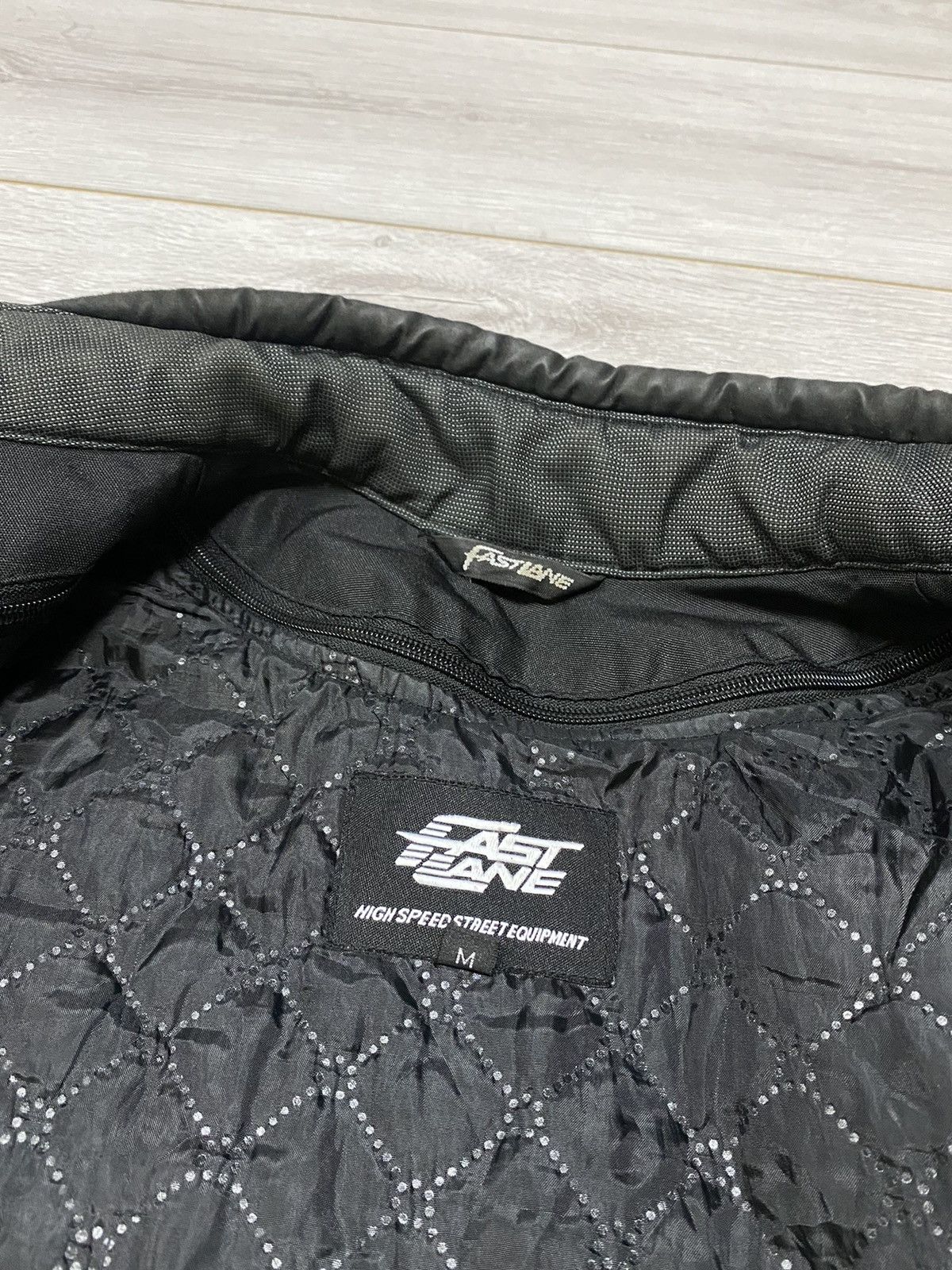 Vintage Fast Line 1 Reflective vintage racing bomber jacket Size US M / EU 48-50 / 2 - 8 Thumbnail