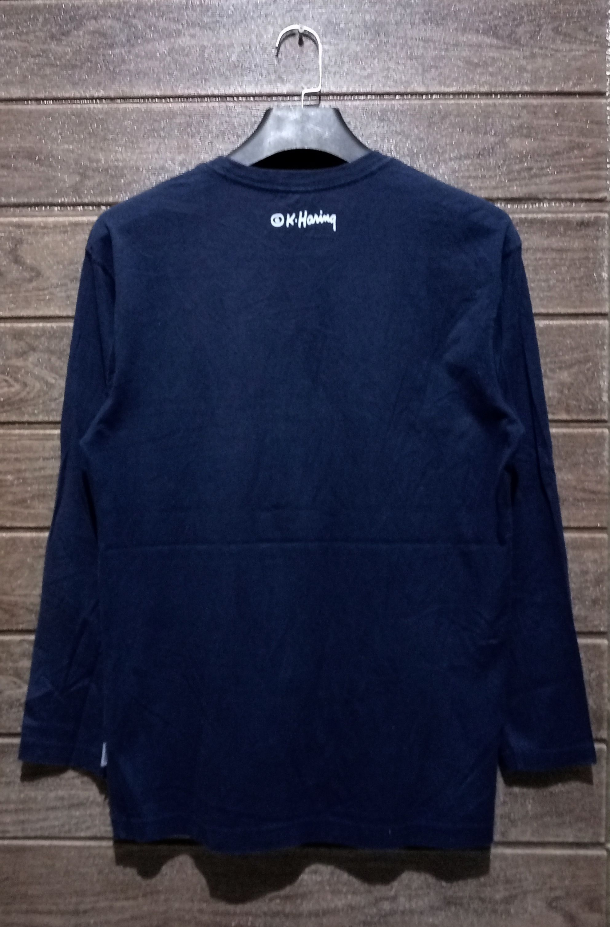 Keith Haring Keith Haring Crossed Fingers Long Sleeve Art Tshirt Size US M / EU 48-50 / 2 - 8 Thumbnail