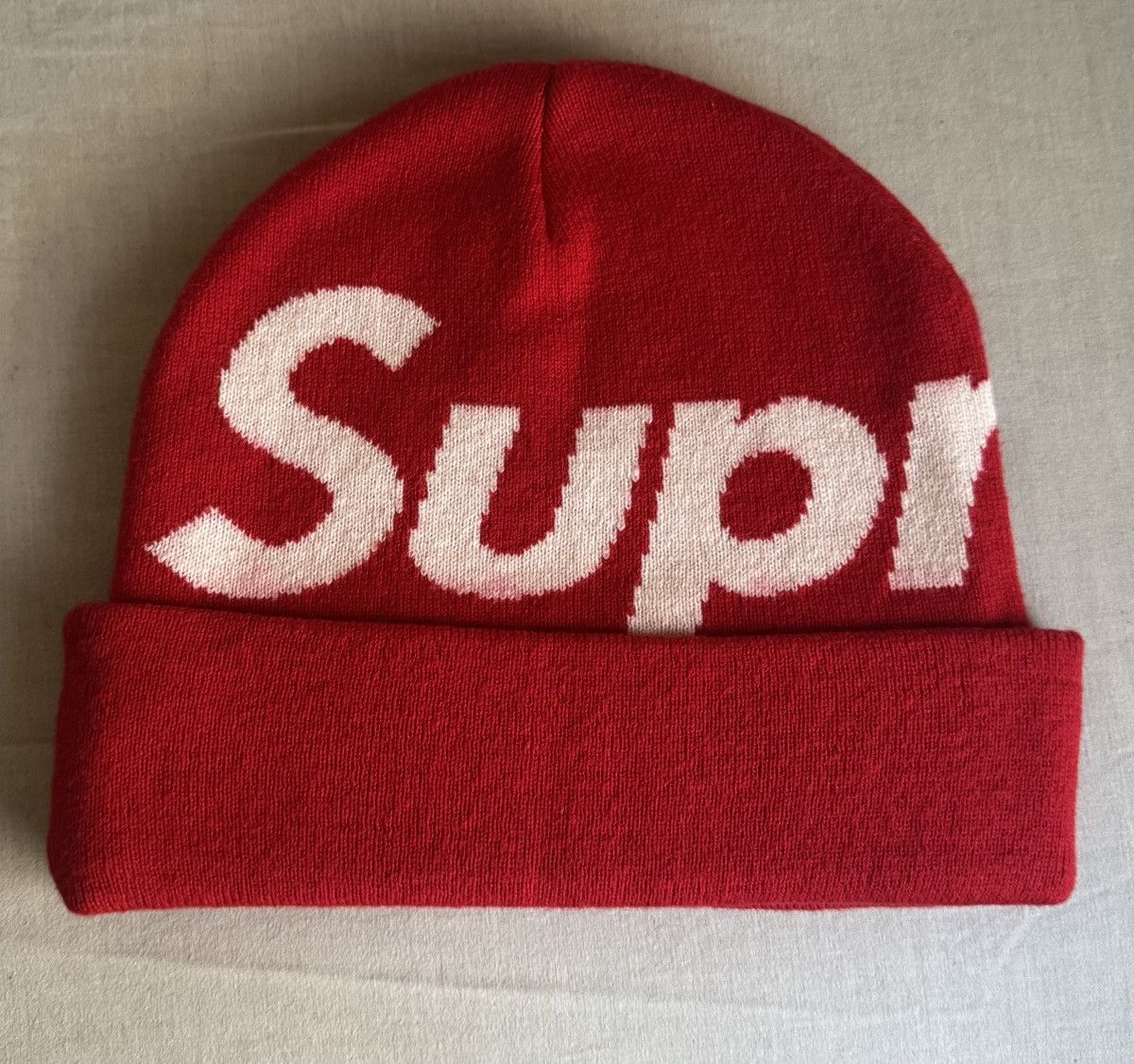 Supreme Supreme big logo beanie Size ONE SIZE - 1 Thumbnail