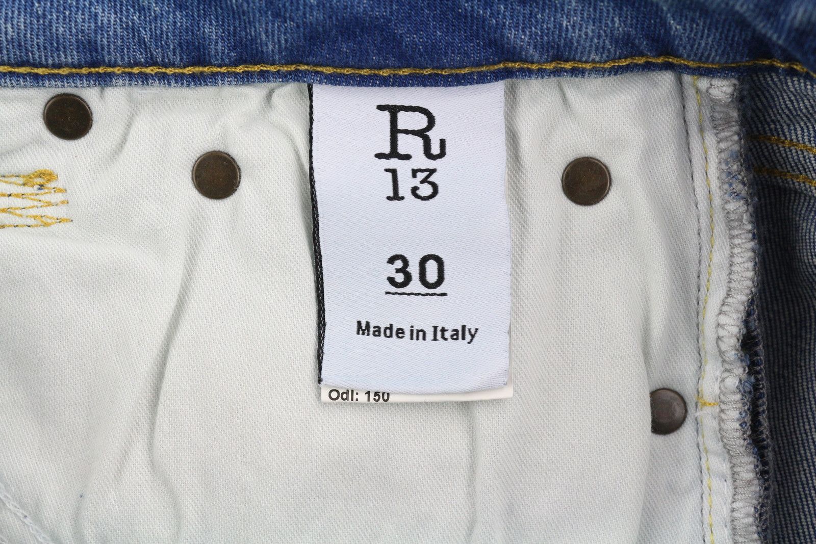 R13 KICK 30 Bootcut Fit Ankle Length Jasper Stretch 84421 Size 30" / US 8 / IT 44 - 9 Thumbnail