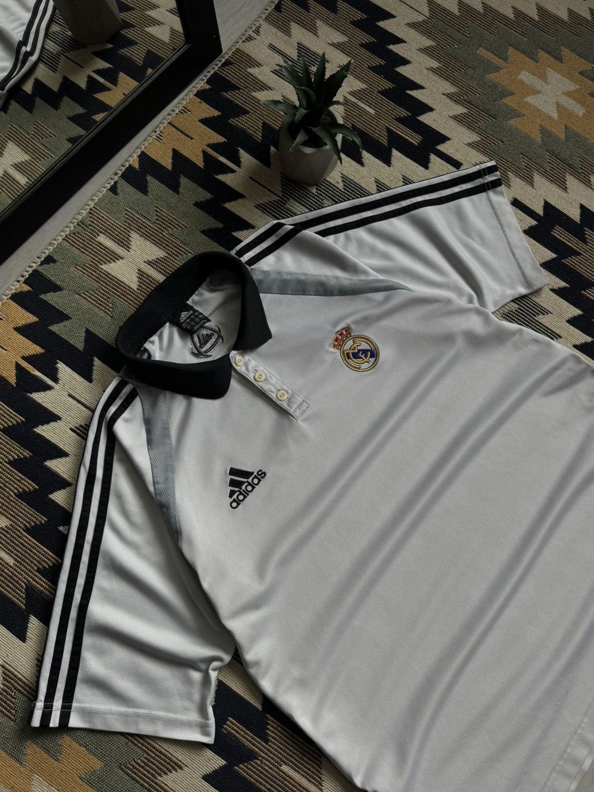 Adidas Vintage Adidas Real Madrid 2004-05 Blockcore Soccer Jersey Size US L / EU 52-54 / 3 - 4 Thumbnail