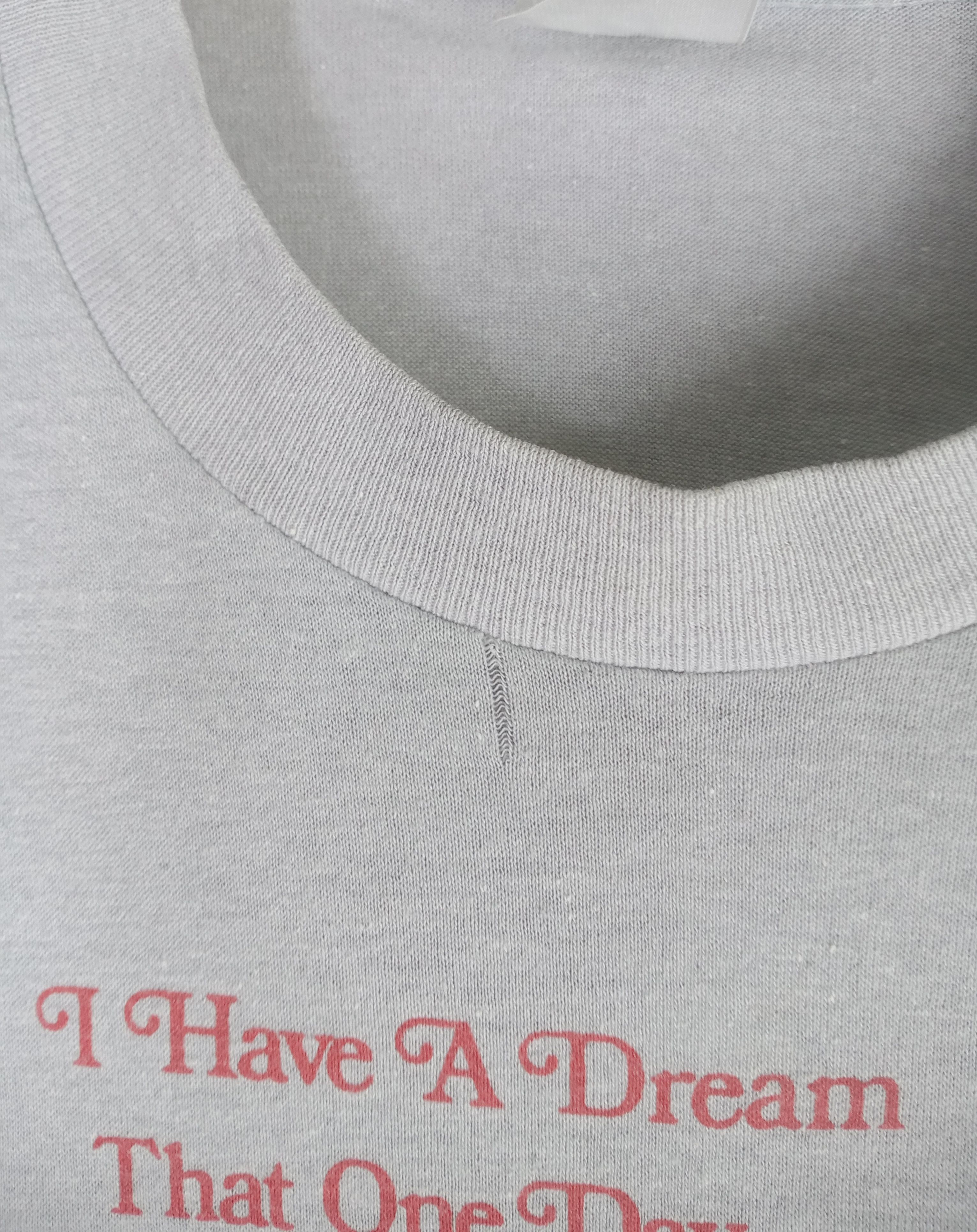 Vintage Rare Vintage 80s Martin Luther King Jr Tshirt Size US M / EU 48-50 / 2 - 4 Thumbnail