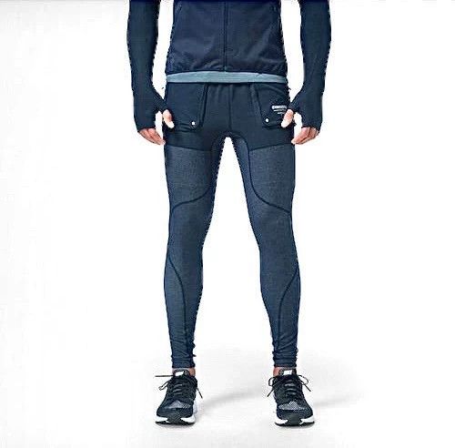 Nike GYAKUSOU compression pants rare navy 3M reflective S Size US 29 - 9 Thumbnail