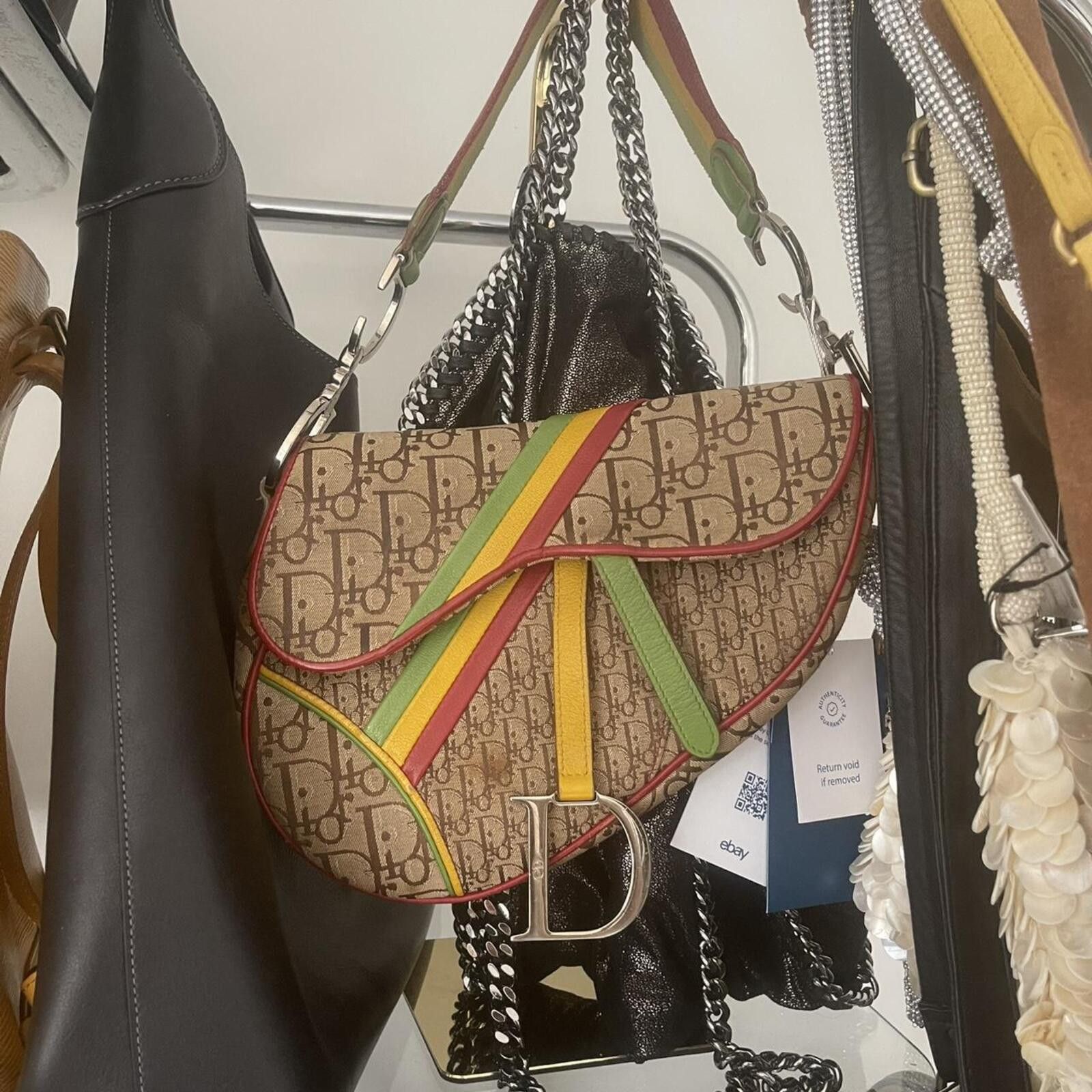 Dior Dior Rasta Saddle Bag - Vintage by John Galliano Size ONE SIZE - 1 Thumbnail