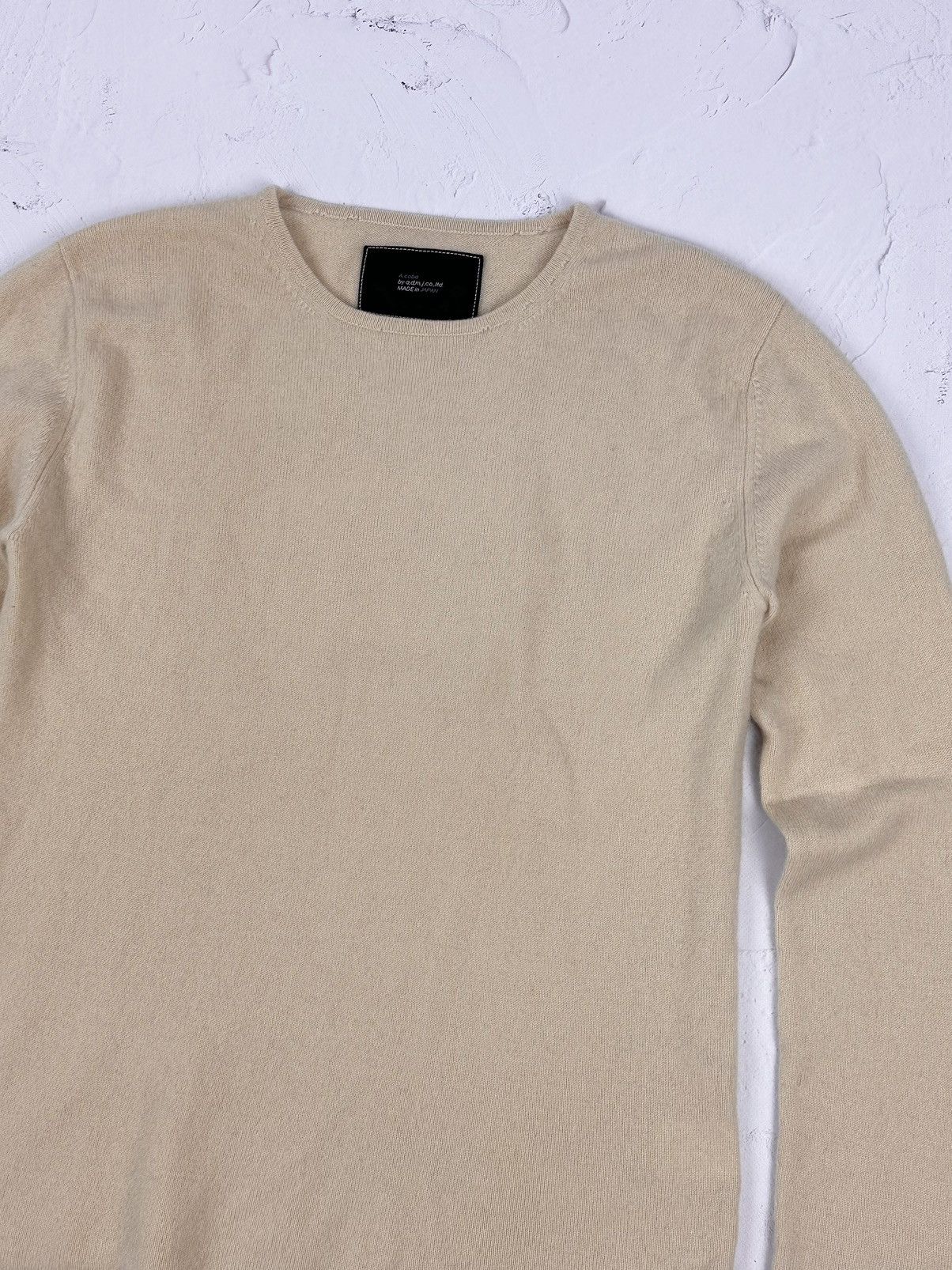 Japanese Brand × Vintage Vintage Made in Japan Cashmere Beige Sweater Size US M / EU 48-50 / 2 - 4 Thumbnail