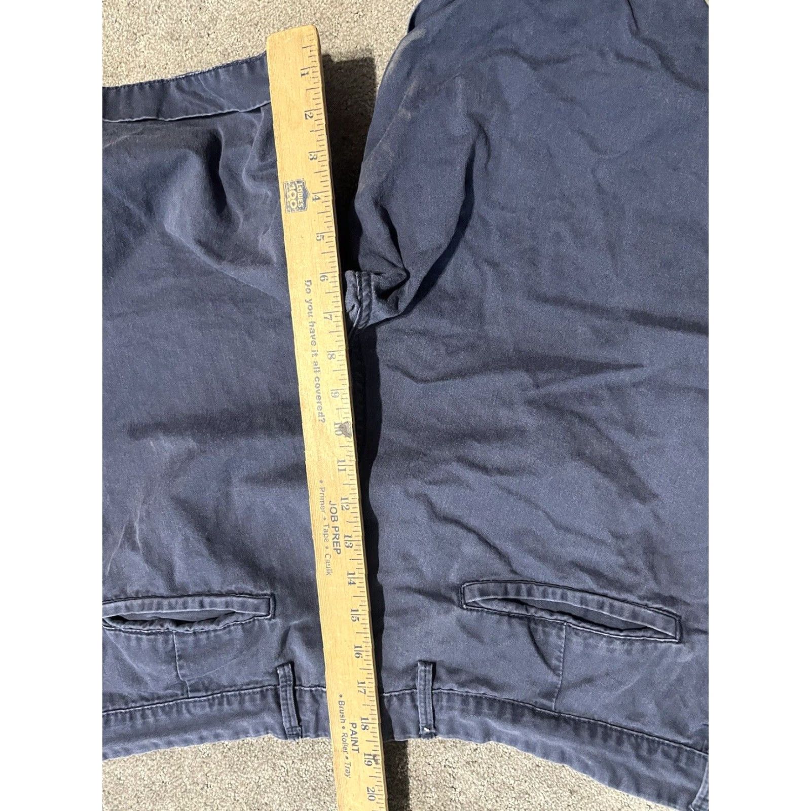 Gap GAP Shorts Mens 40 Navy Blue Khakis Chino Flat Front Regular 5 Pockets Comfort Stretch Waistband Gap Flex Mens Size US 40 / EU 56 - 4 Thumbnail