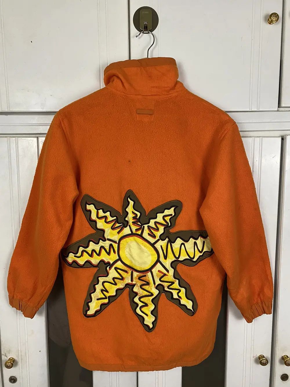 Vintage Rizzi 1995 Fleece Jacket Orange