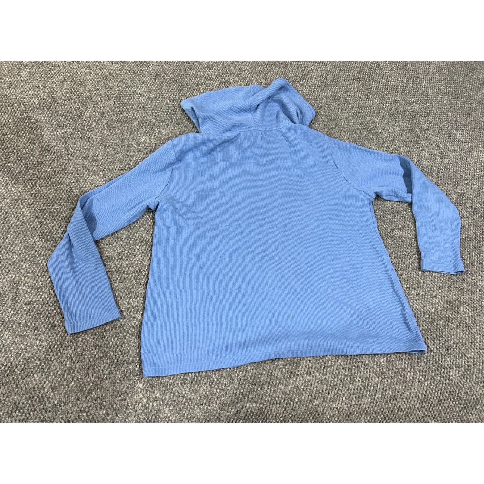 Talbots Talbots Sweater Womens L Blue Long Sleeve Pullover Cowl Neck Knit Casual Modern Knit Pullover All Seasons Regular Fit Boys? No. Size L / US 10 / IT 46 - 7 Thumbnail