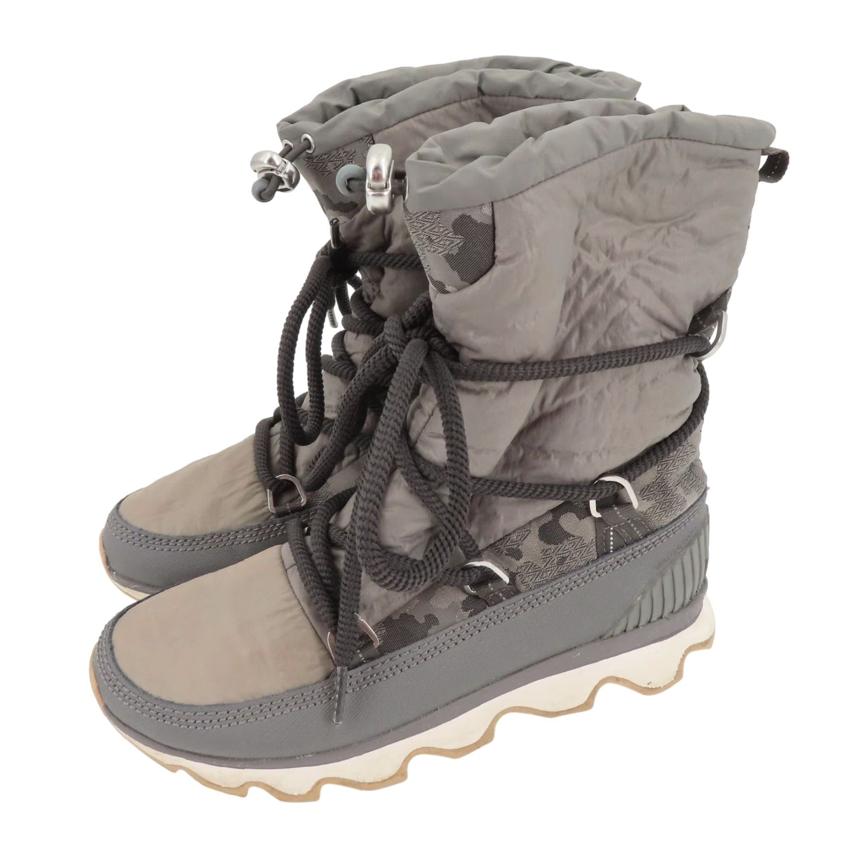 SOREL Sorel Kinetic Lace Up Boot Women 8.5 Gray Quarry NL3101-052 Winter Waterproof Boot Casual Snow Size US 9 / IT 39 - 2 Thumbnail