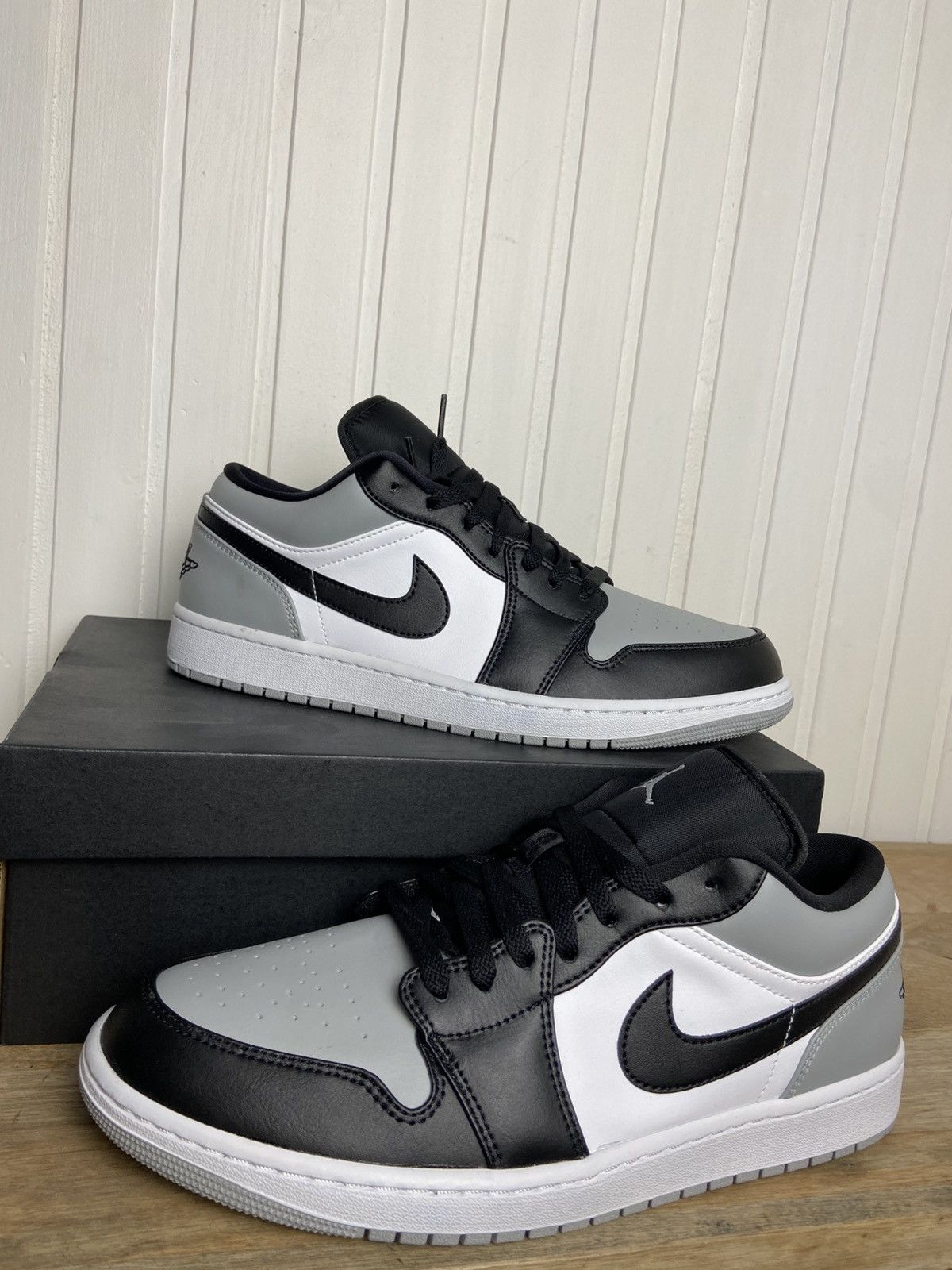 Jordan Brand New Jordan 1 Low Shadow Toe Grey Authentic Size 12US Size US 12 / EU 45 - 9 Thumbnail