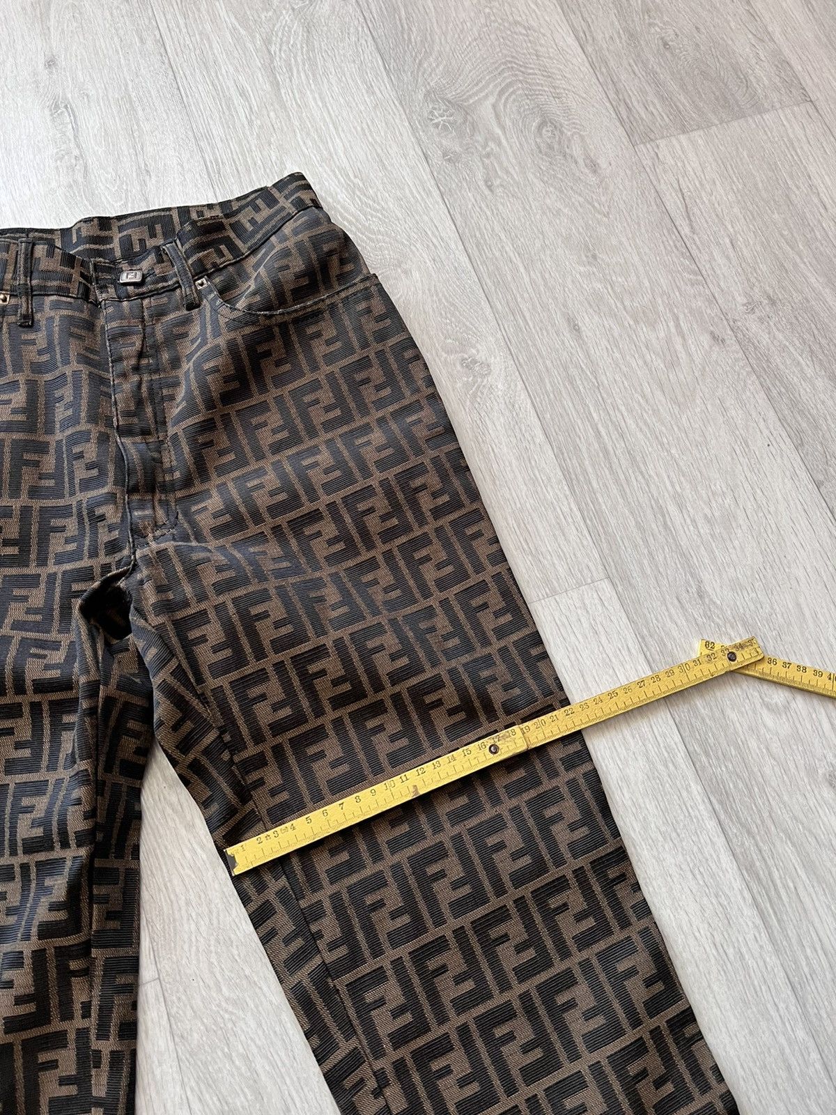 Fendi Vintage Fendi Zucca Monogram Pants 90s Size 29" - 17 Thumbnail