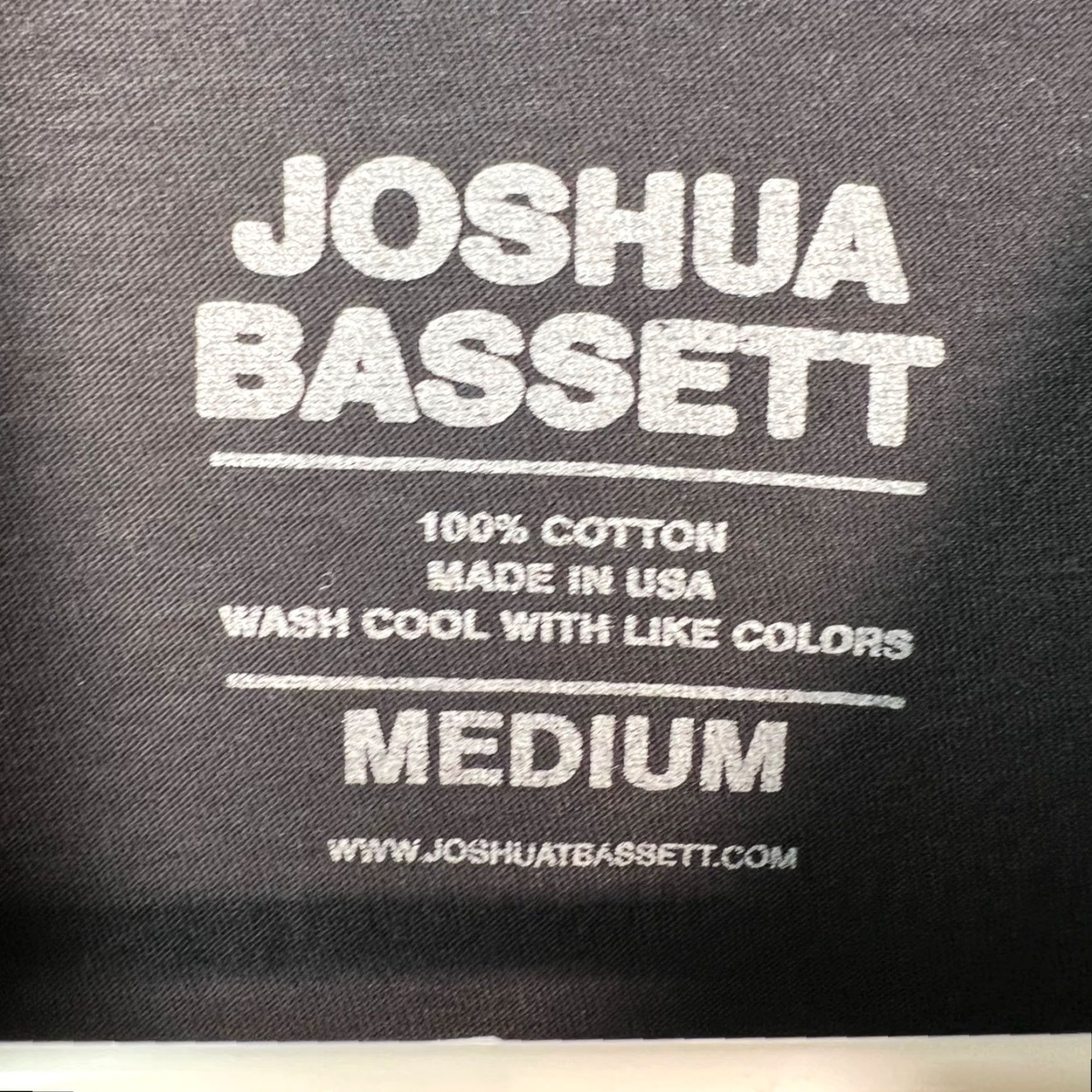 Vintage Joshua Bassett The Golden Years Black Graphic T-Shirt Size Medium 100% Cotton Mens Short Sleeve Crew Neck Vintage 8/10 Size US M / EU 48-50 / 2 - 3 Thumbnail