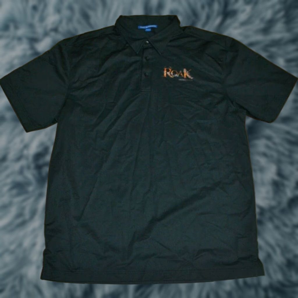 Port Authority Port Authority Roak Brewing Co Polo Shirt XL Black Golf Polo Mens Size US XL / EU 56 / 4 - 1 Thumbnail