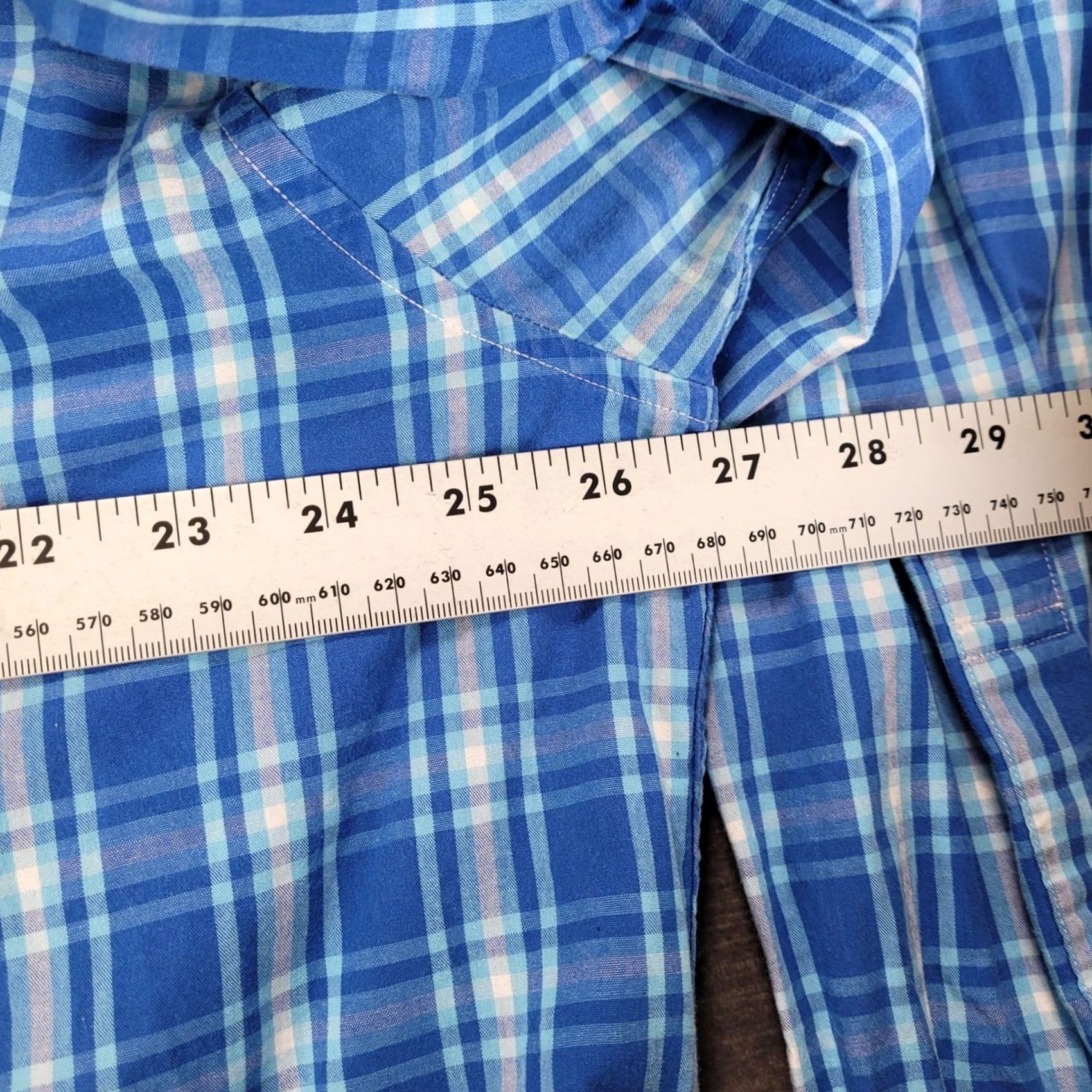Brooks Brothers Brooks Brothers 346 Mens XL Regular Blue Plaid Long Sleeve Button-Down Shirt Size US XL / EU 56 / 4 - 6 Thumbnail