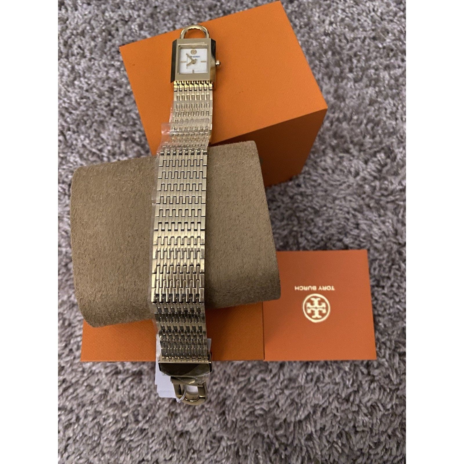 Tory Burch Tory Burch Bracelet Goldstone Watch NIB Size 36 - 10 Thumbnail