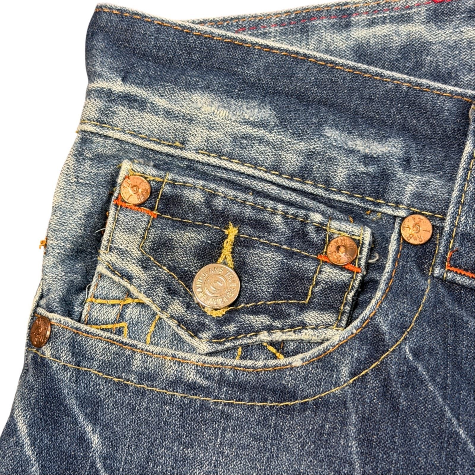 True Religion True Religion Embroidered Shiva Hindu God Billy Jeans 34x33 Size US 34 / EU 50 - 7 Thumbnail