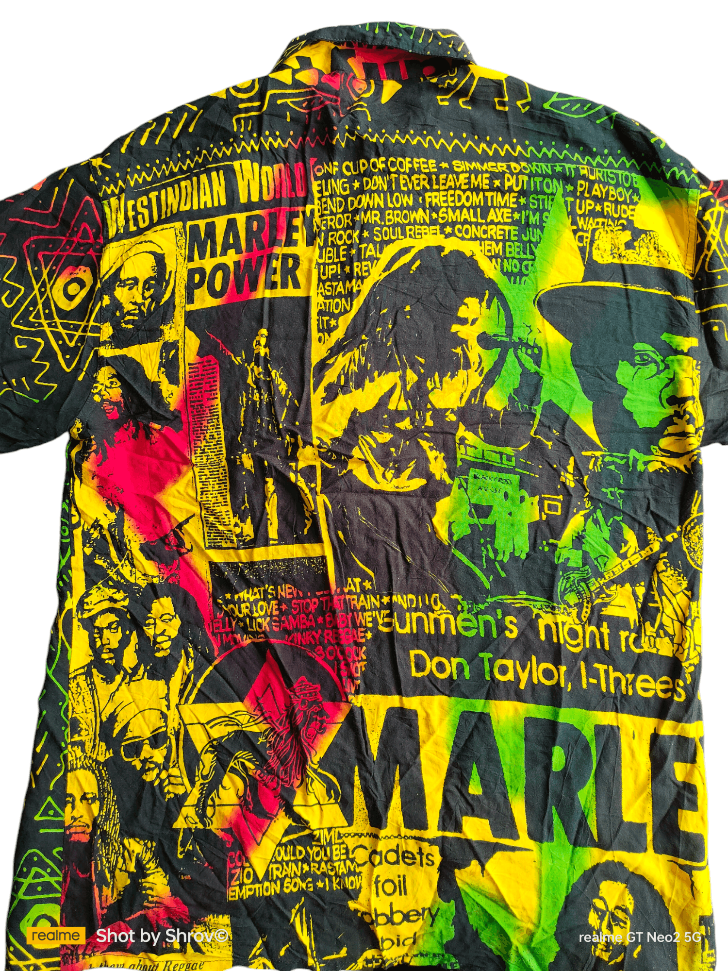 Bob Marley × Designer Vintage Bob Marley Made In Indonesia Rare Size US L / EU 52-54 / 3 - 3 Thumbnail