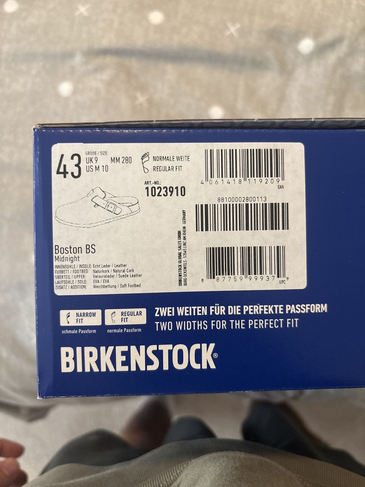 Birkenstock Birkenstock Boston Midnight Clogs Size US 10 / EU 43 - 5 Thumbnail
