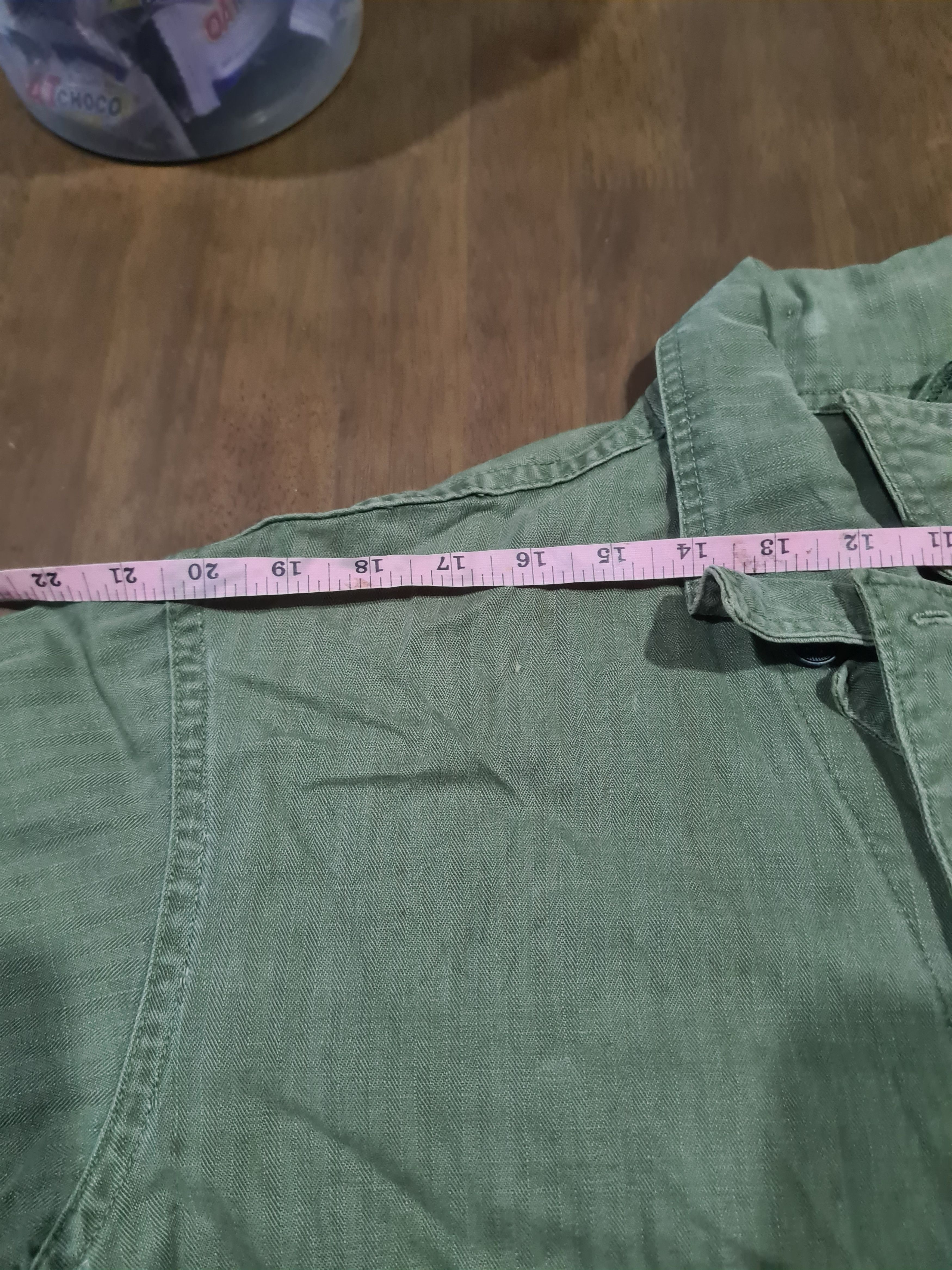 Vintage army military coverall overall hbt 13 star button Size US 42 / EU 58 - 11 Thumbnail