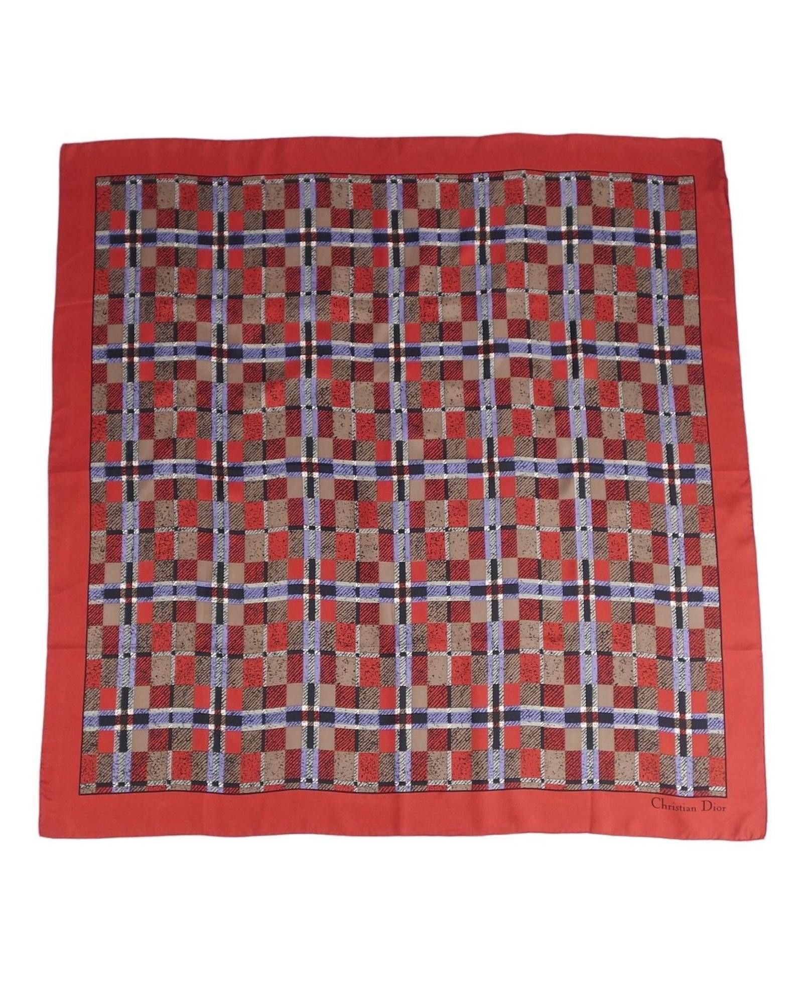 image of Timeless And Elegant Dior Silk Scarf, Women's