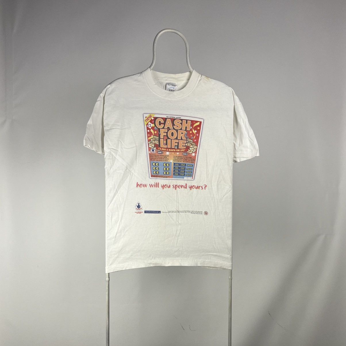 Band Tees The National Lottery T-shirt Cash For Life size Large Size US L / EU 52-54 / 3 - 1 Thumbnail