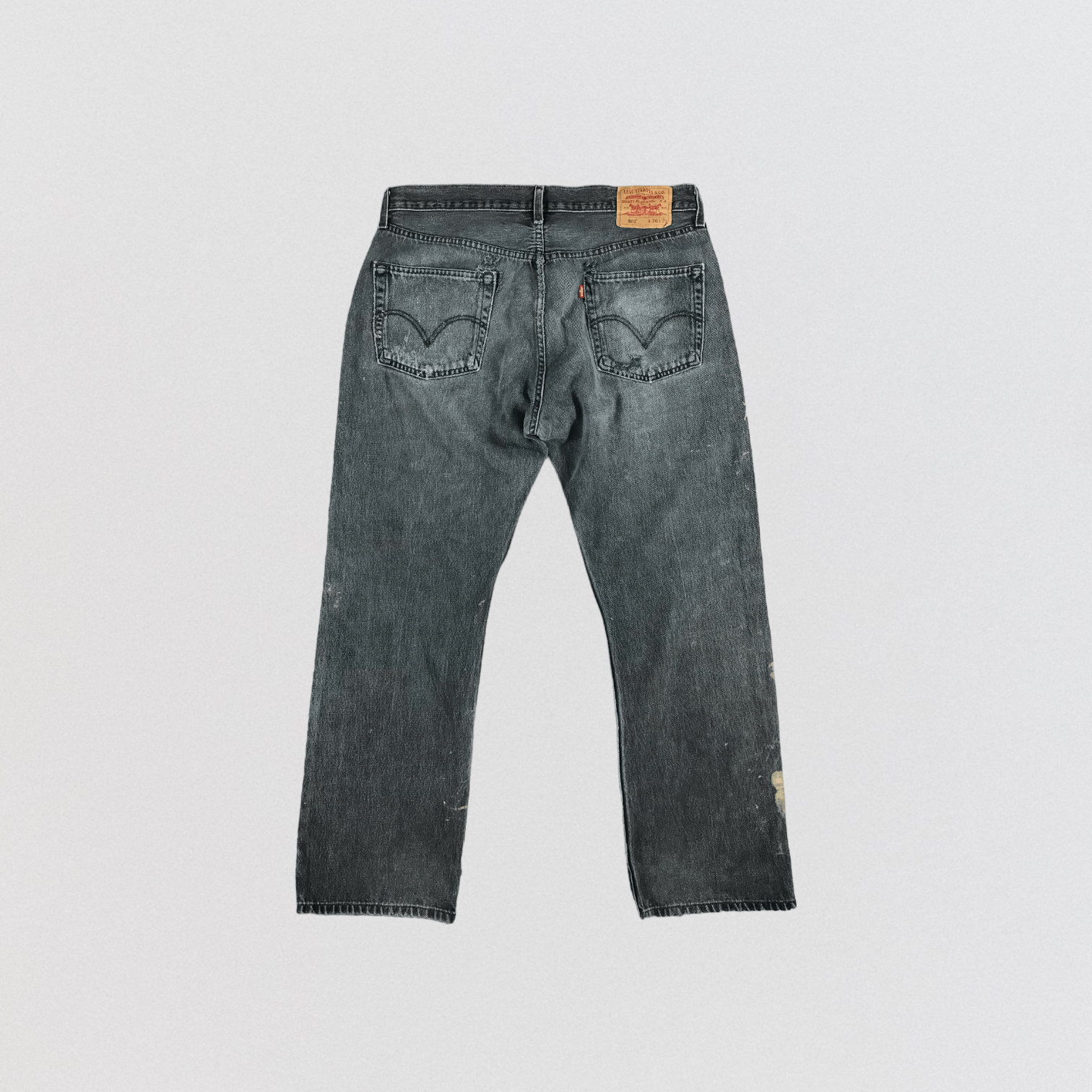 Levi's × Vintage 90s Vintage Levis 501 Painter Jeans-JM2314 Size US 37 - 2 Thumbnail