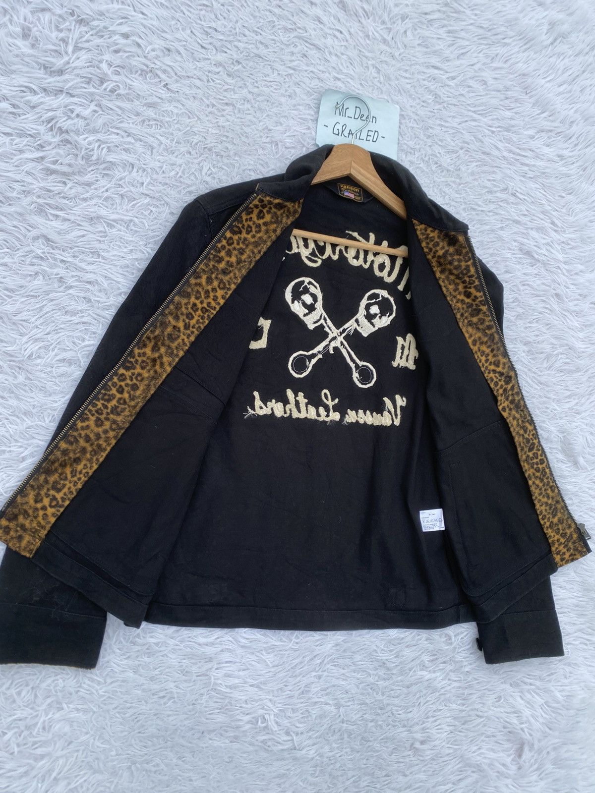 Japanese Brand Rare Vintage 90s Vanson Leather Cotton Jacket Size US M / EU 48-50 / 2 - 20 Thumbnail