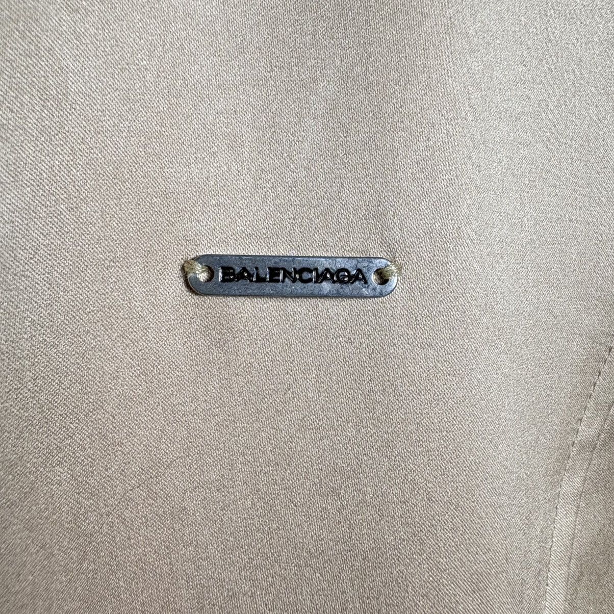 Balenciaga Balenciaga Logo Full Zip Gold Nylon Jacket / Vintage 90s Size US M / EU 48-50 / 2 - 6 Thumbnail