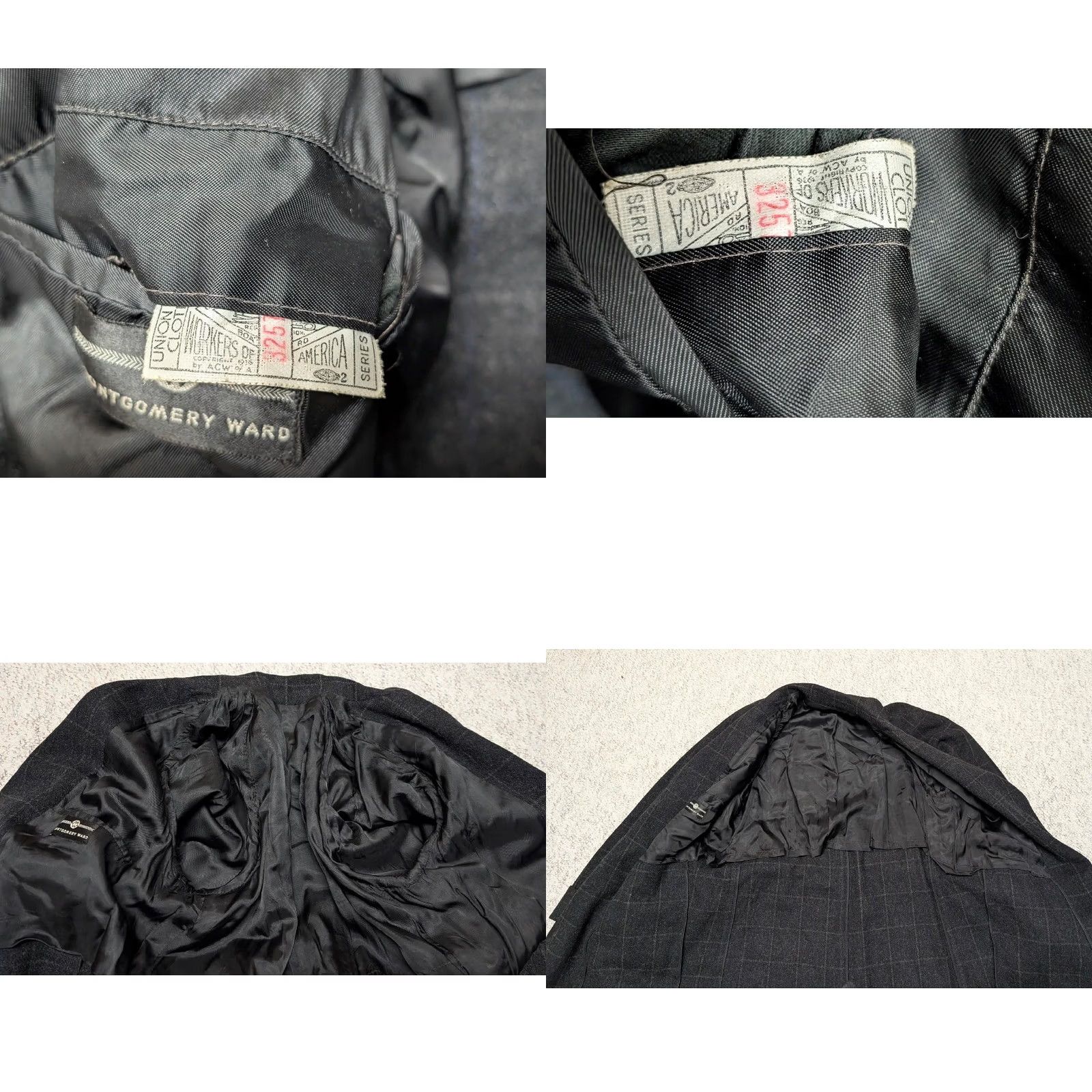 Vintage VINTAGE USA union made OVERCOAT double breasted Wool XS black belted coat Mens XS Size US XS / EU 42 / 0 - 8 Thumbnail
